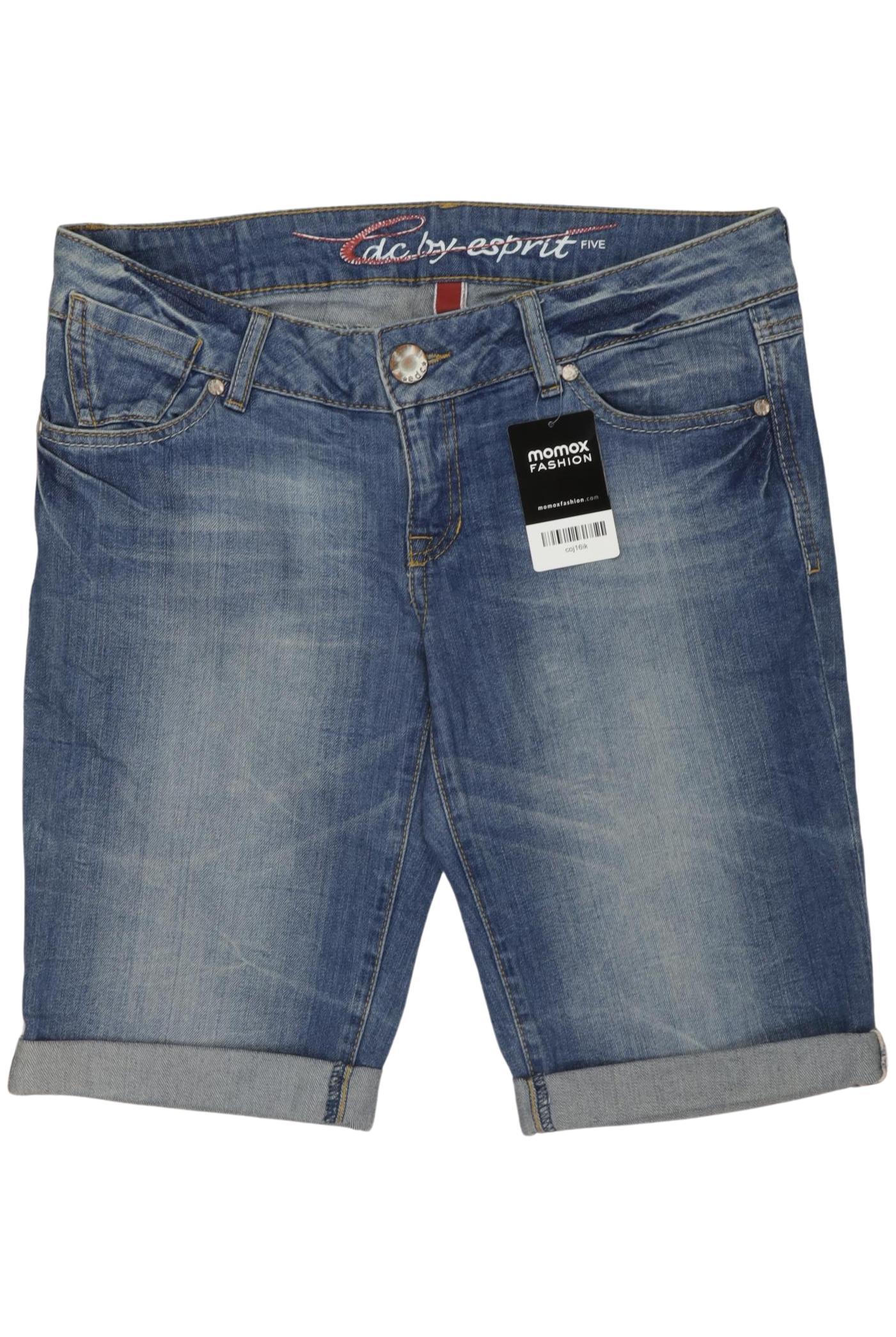 

edc by Esprit Damen Shorts, blau, Gr. 35