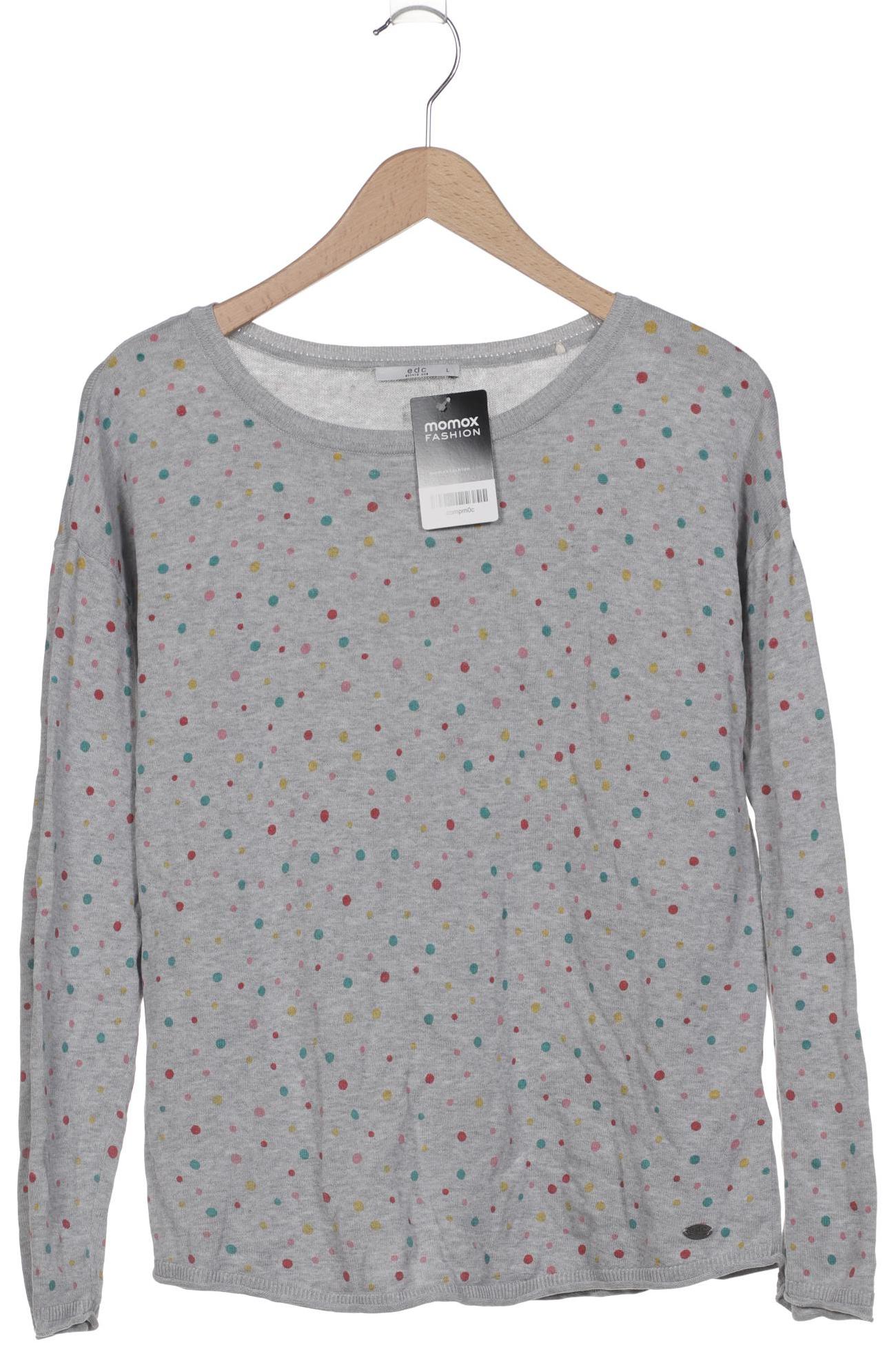 

edc by Esprit Damen Pullover, grau, Gr. 42