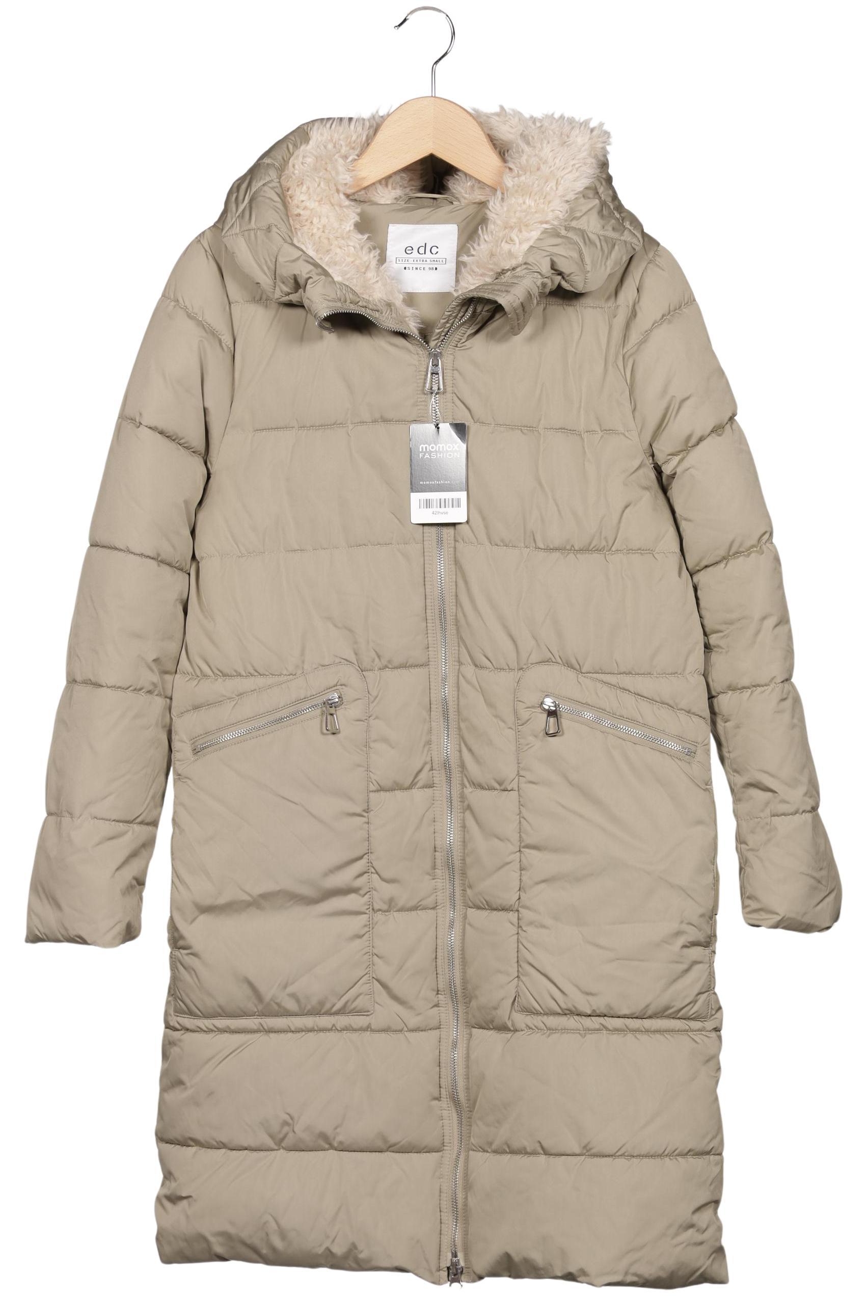 

edc by Esprit Damen Mantel, beige, Gr. 34