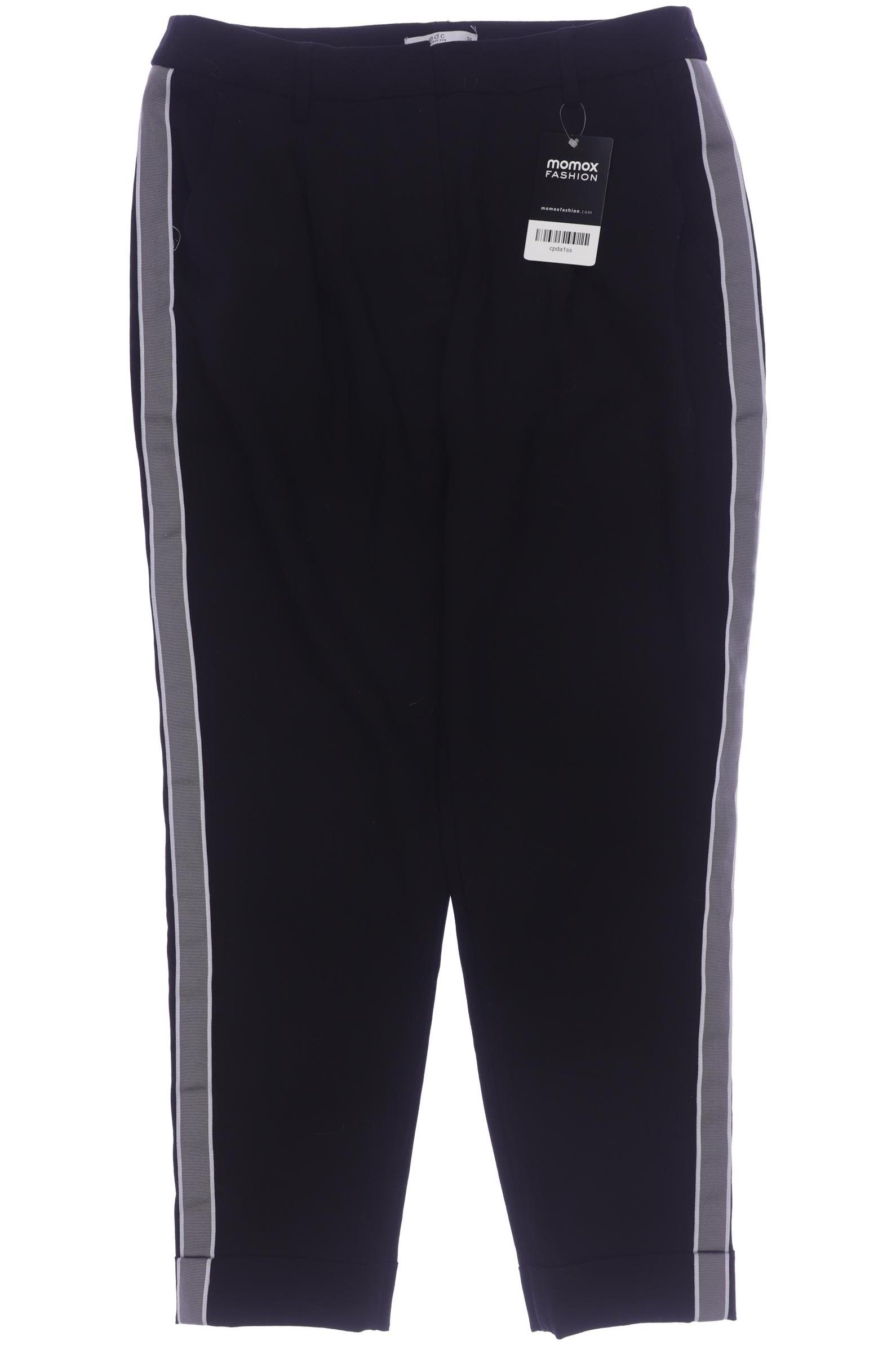 

edc by Esprit Damen Stoffhose, schwarz, Gr. 36