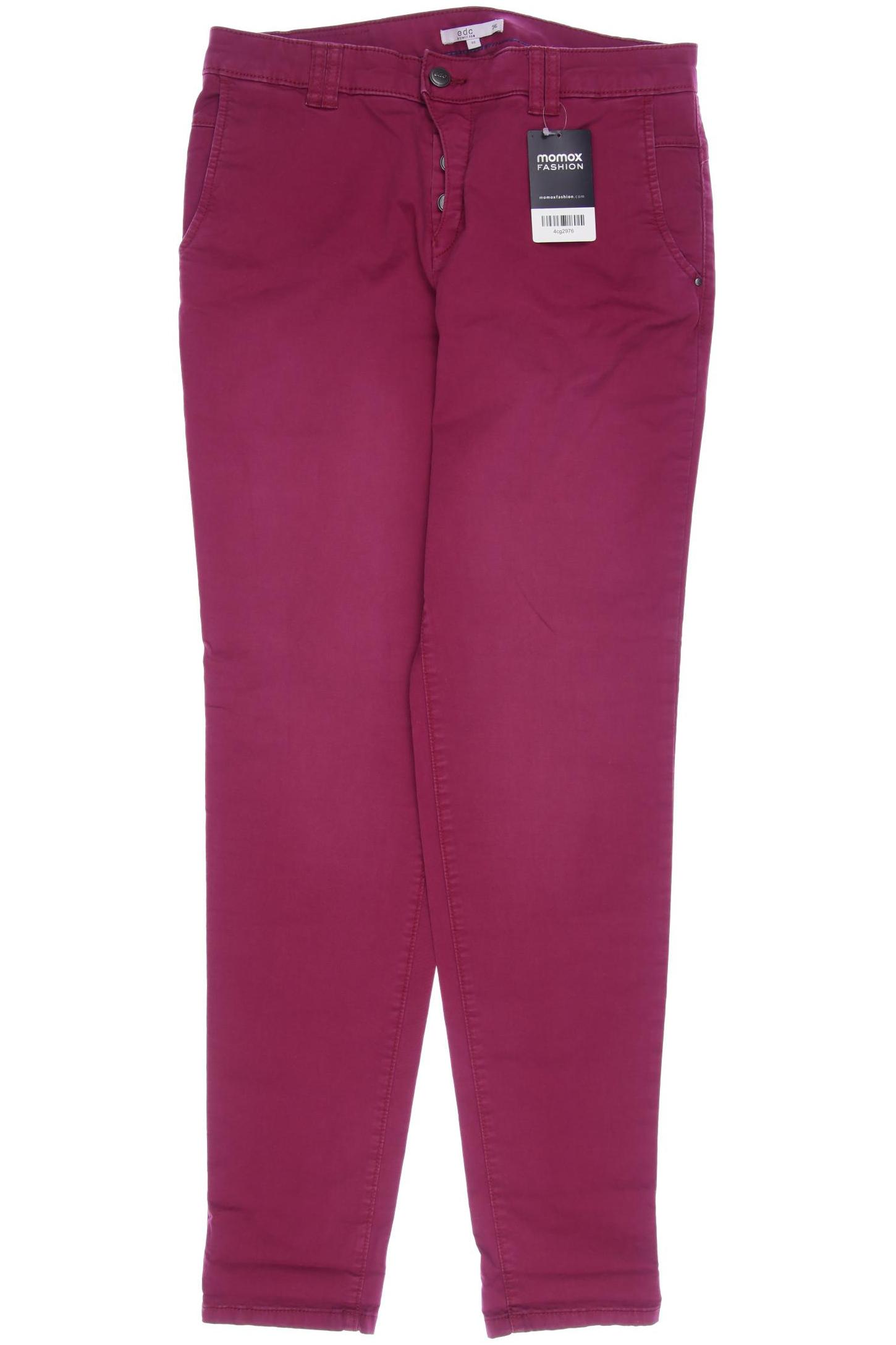 

edc by Esprit Damen Stoffhose, pink, Gr. 36
