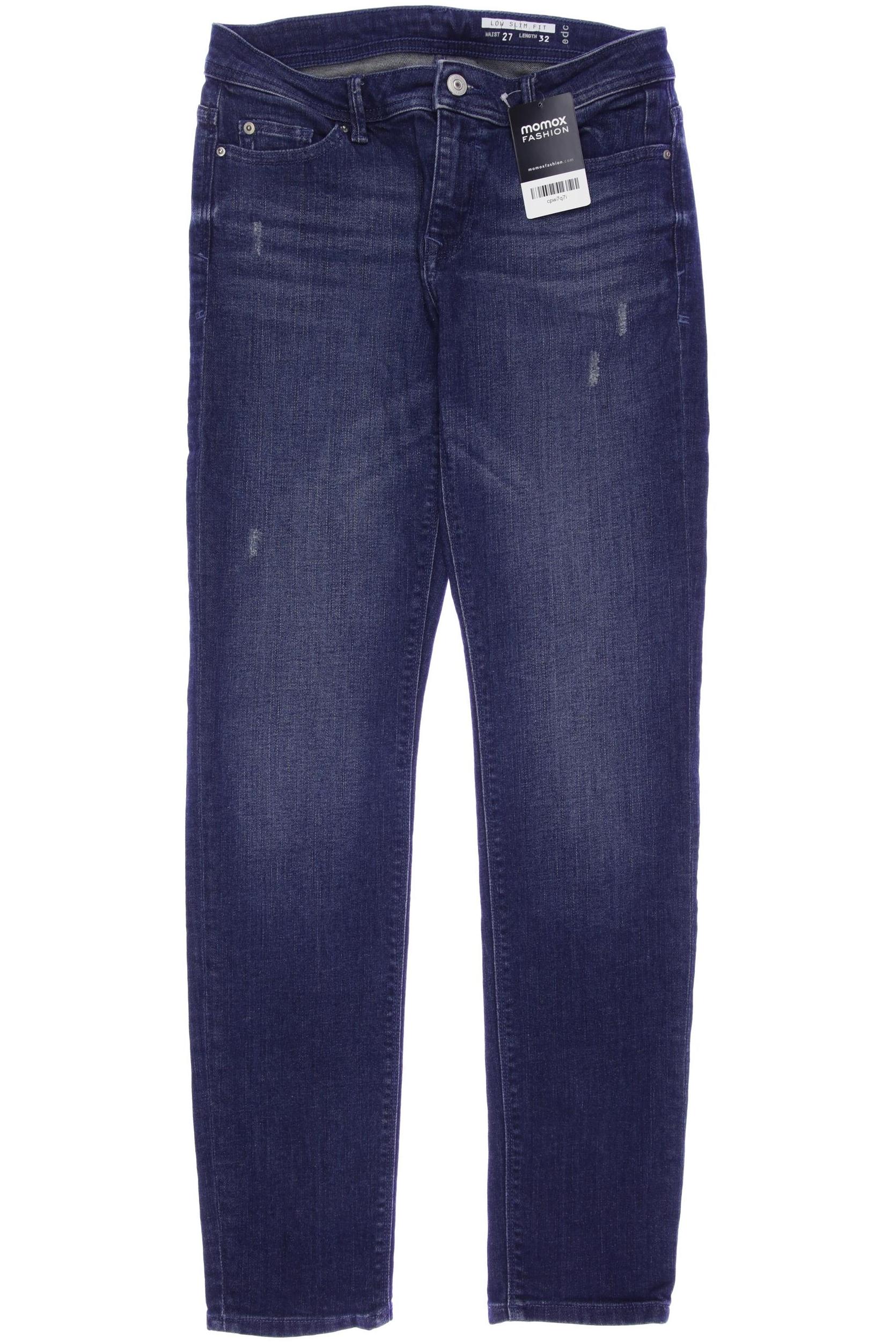 

edc by Esprit Damen Jeans, marineblau, Gr. 27