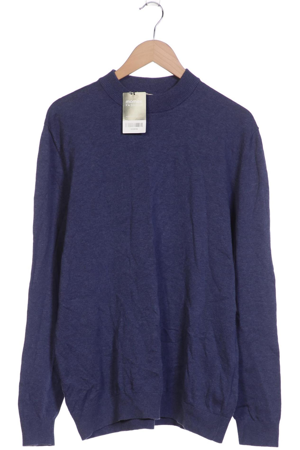 

edc by Esprit Herren Pullover, blau, Gr. 54