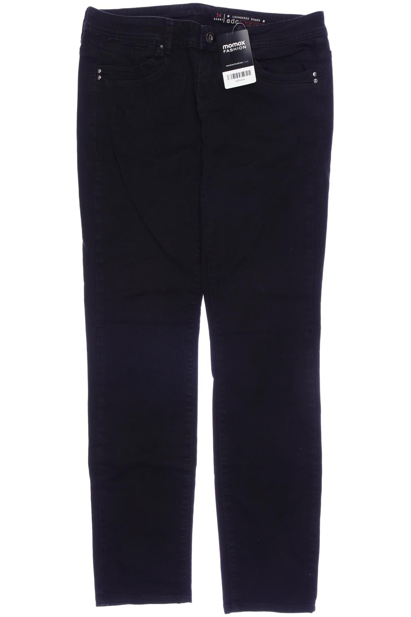 

edc by Esprit Damen Jeans, schwarz, Gr. 34