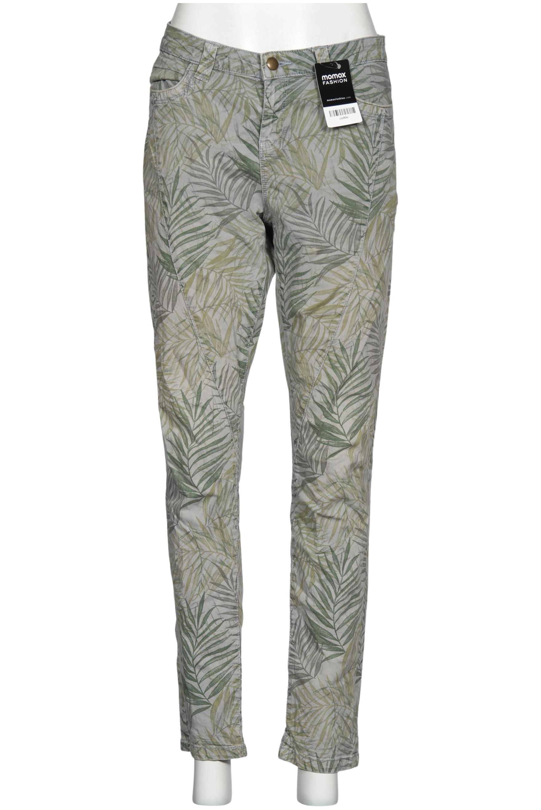 

edc by Esprit Damen Stoffhose, grün, Gr. 40