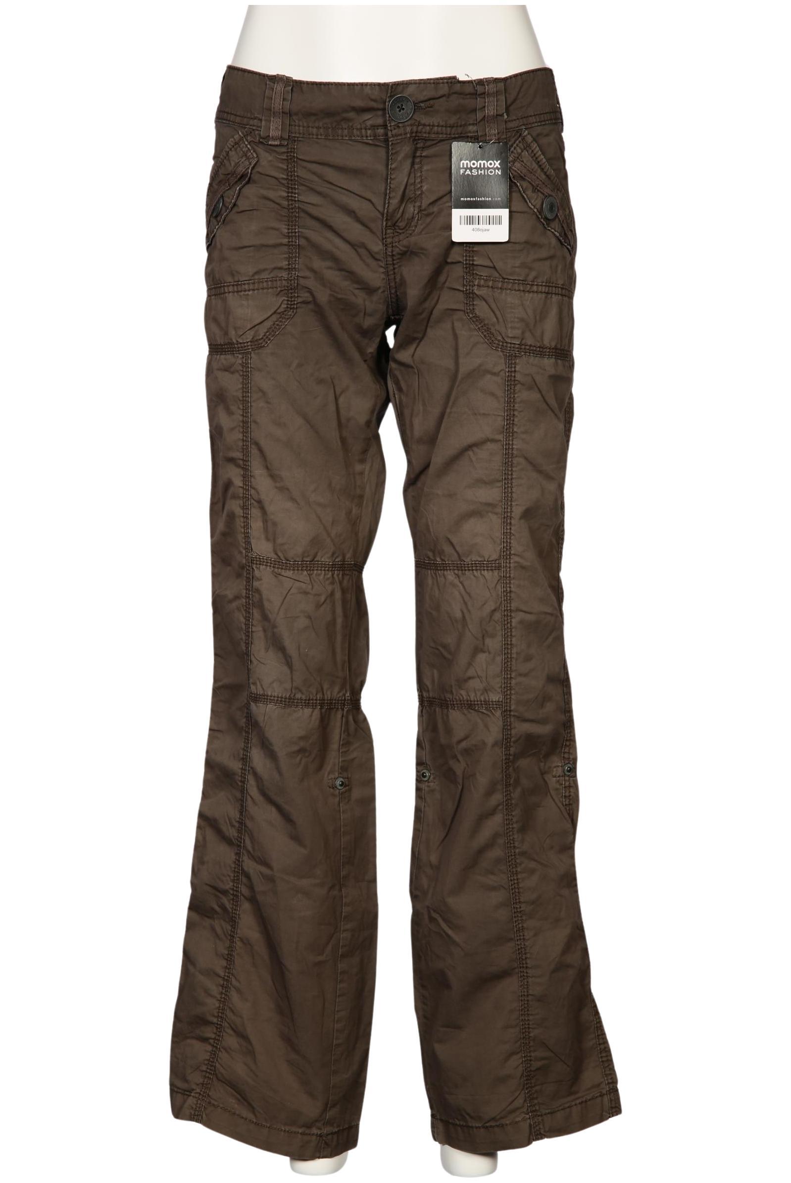 

edc by Esprit Damen Stoffhose, grau, Gr. 40