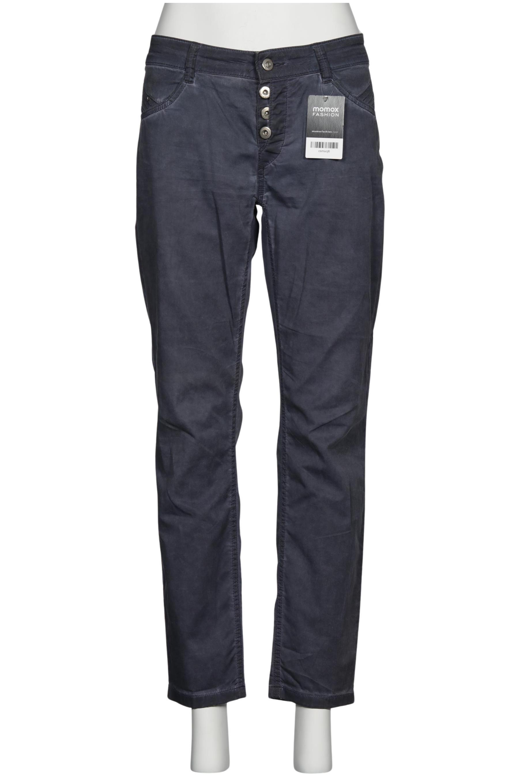 

edc by Esprit Damen Stoffhose, marineblau, Gr. 38