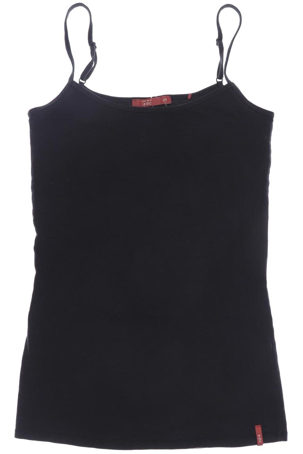 

edc by Esprit Damen Top, schwarz, Gr. 34