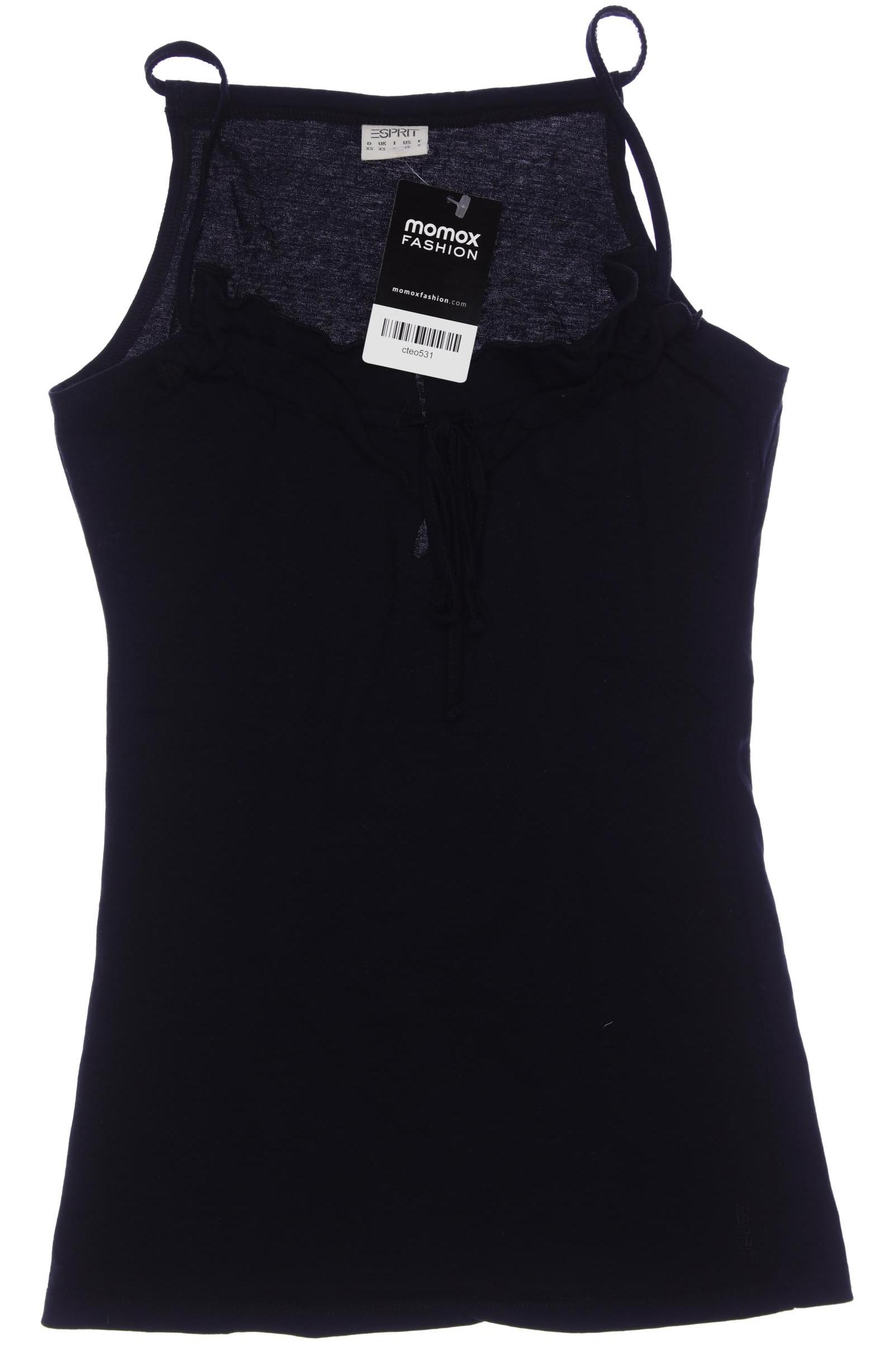 

edc by Esprit Damen Top, schwarz, Gr. 34