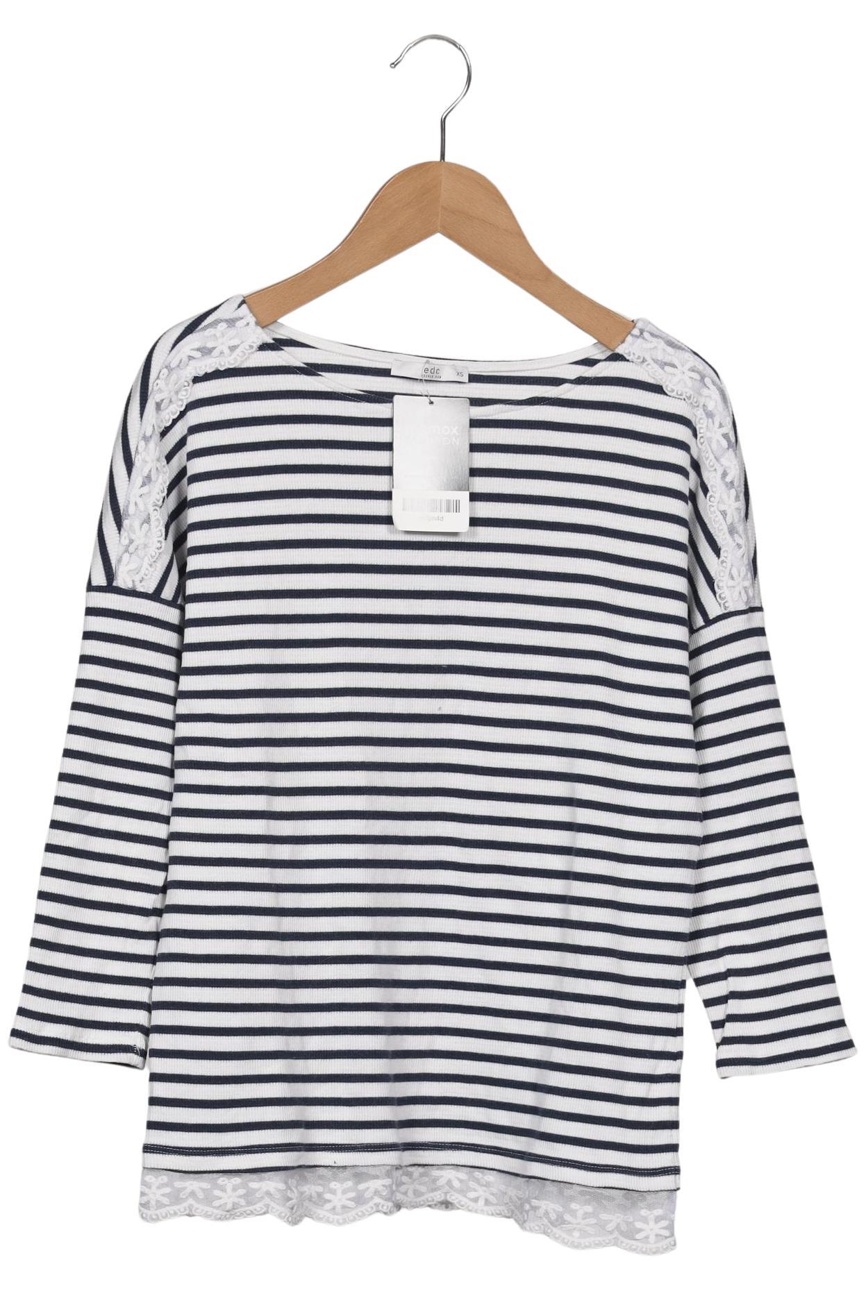 

edc by Esprit Damen Langarmshirt, mehrfarbig, Gr. 34