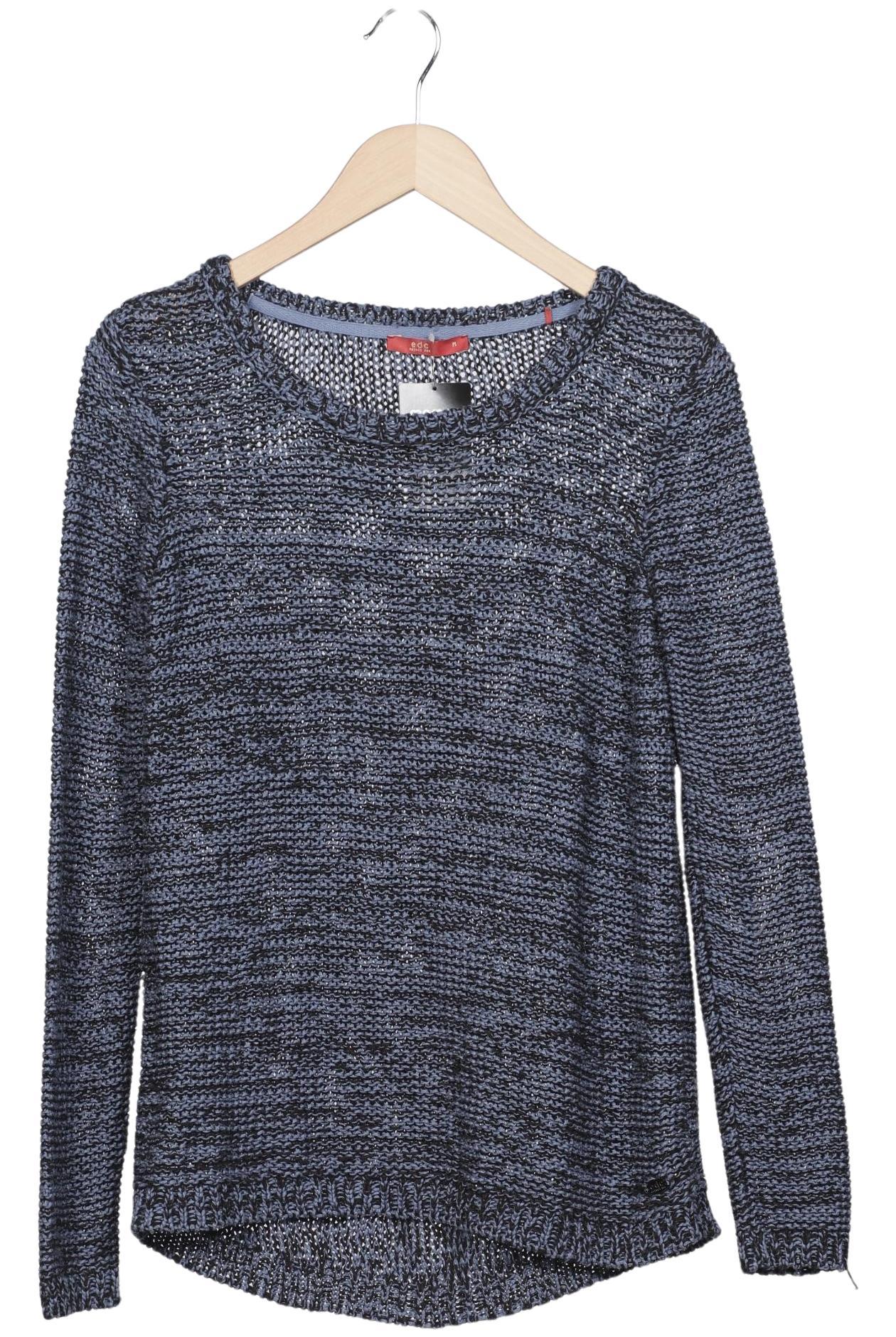 

edc by Esprit Damen Pullover, marineblau, Gr. 38