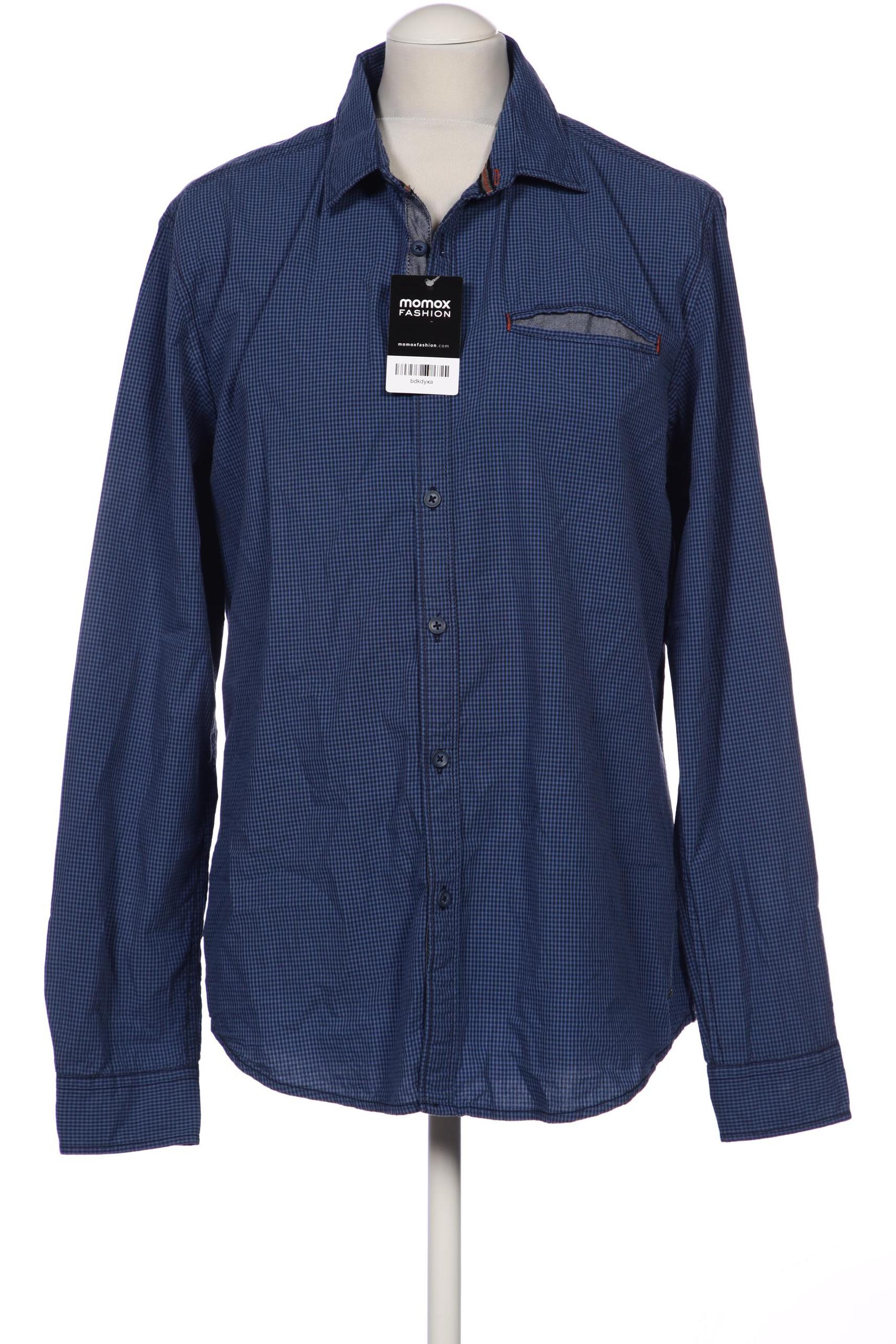 

edc by Esprit Herren Hemd, marineblau, Gr. 52