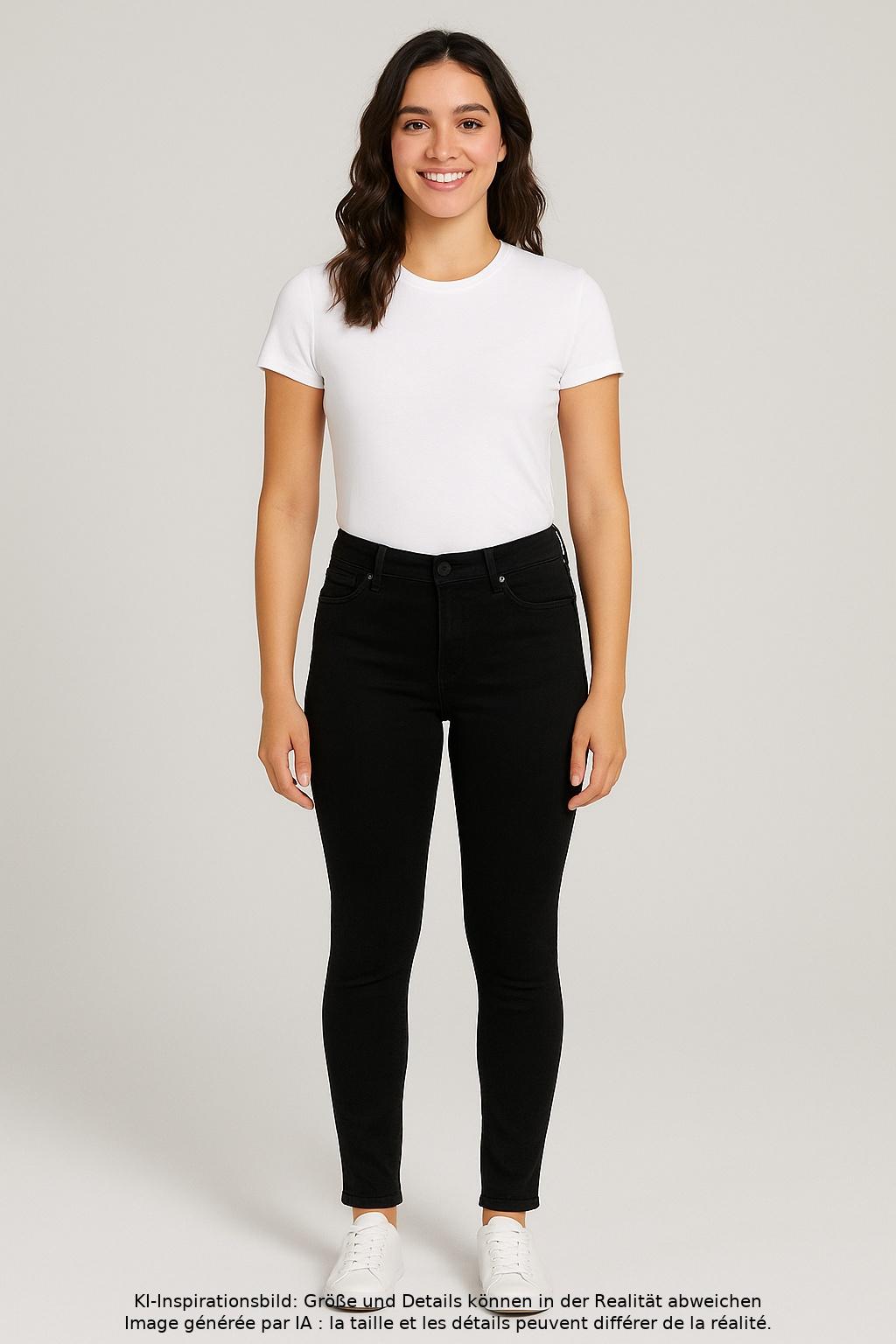 

edc by Esprit Damen Jeans, schwarz, Gr. 31