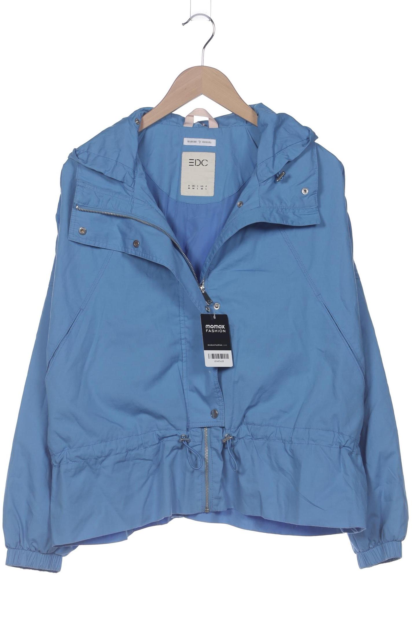 

edc by Esprit Damen Jacke, blau, Gr. 38