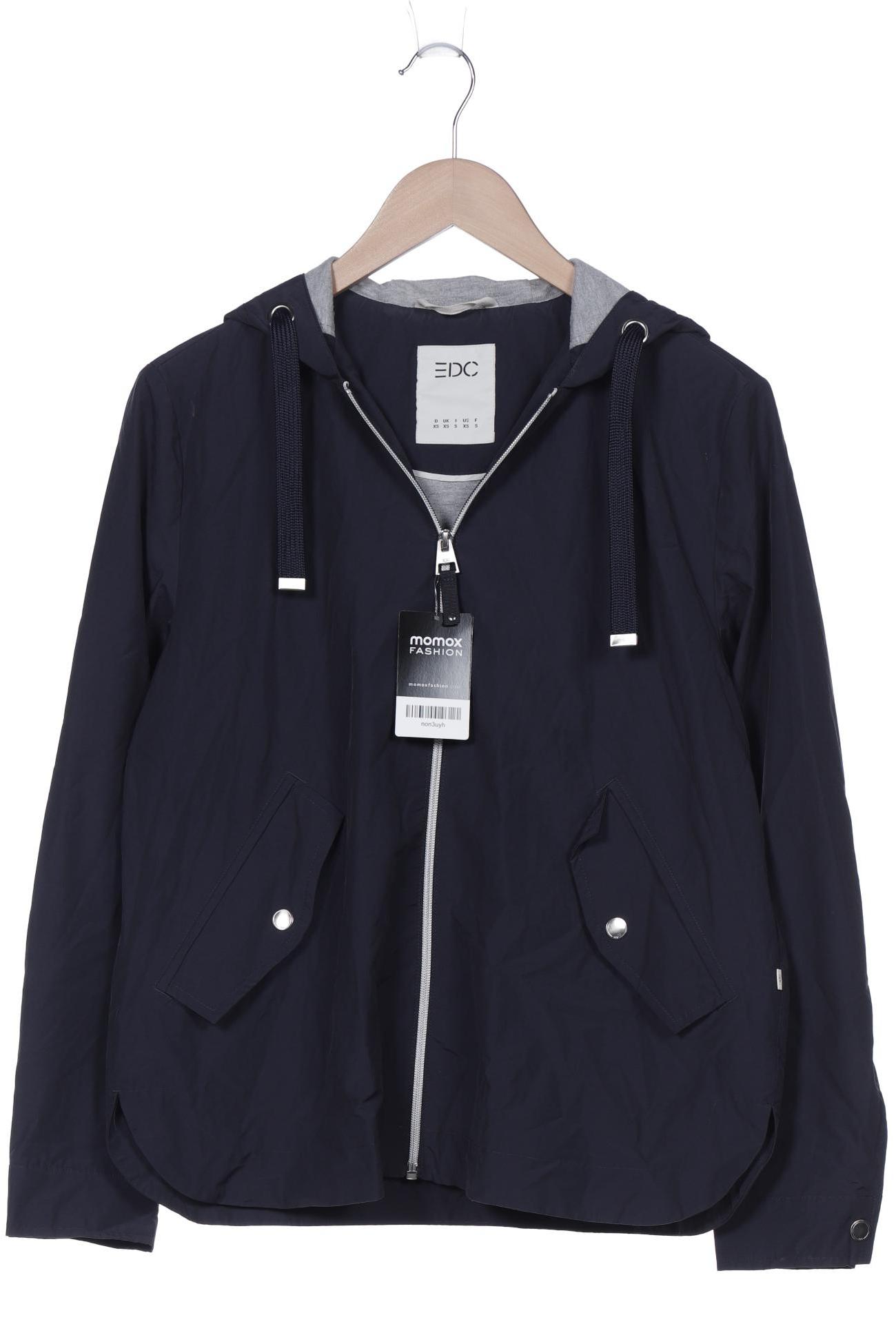 

edc by Esprit Damen Jacke, marineblau, Gr. 34