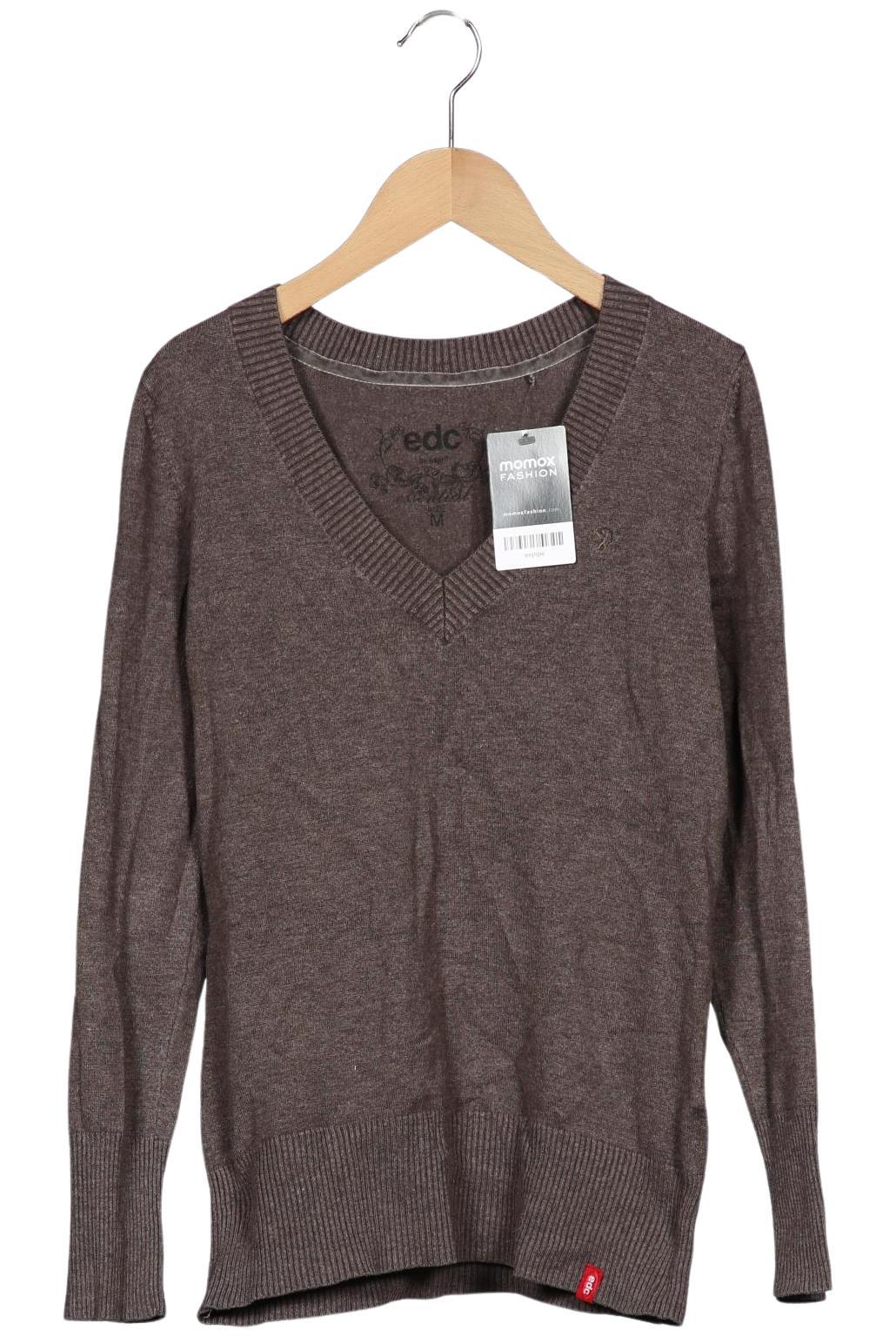 

edc by Esprit Damen Pullover, braun, Gr. 38