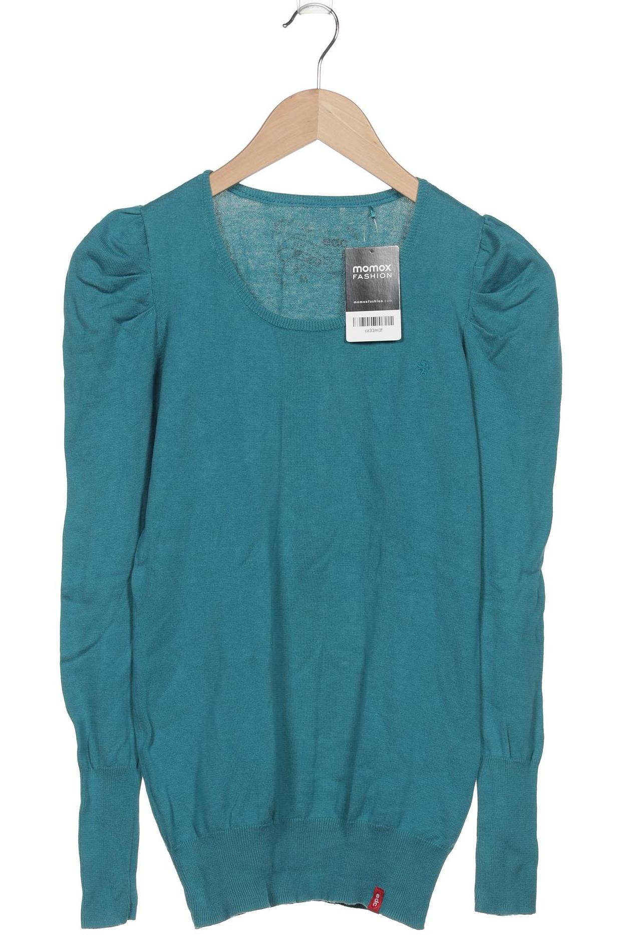 

edc by Esprit Damen Pullover, blau, Gr. 38