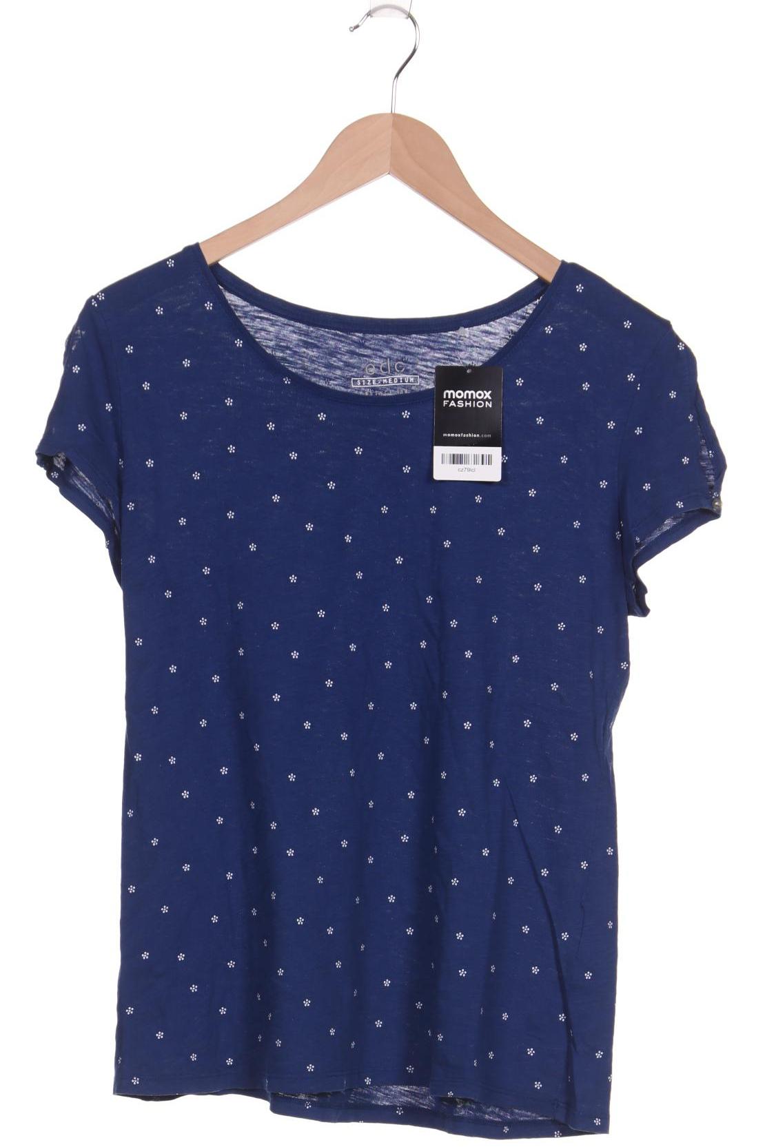

edc by Esprit Damen T-Shirt, marineblau