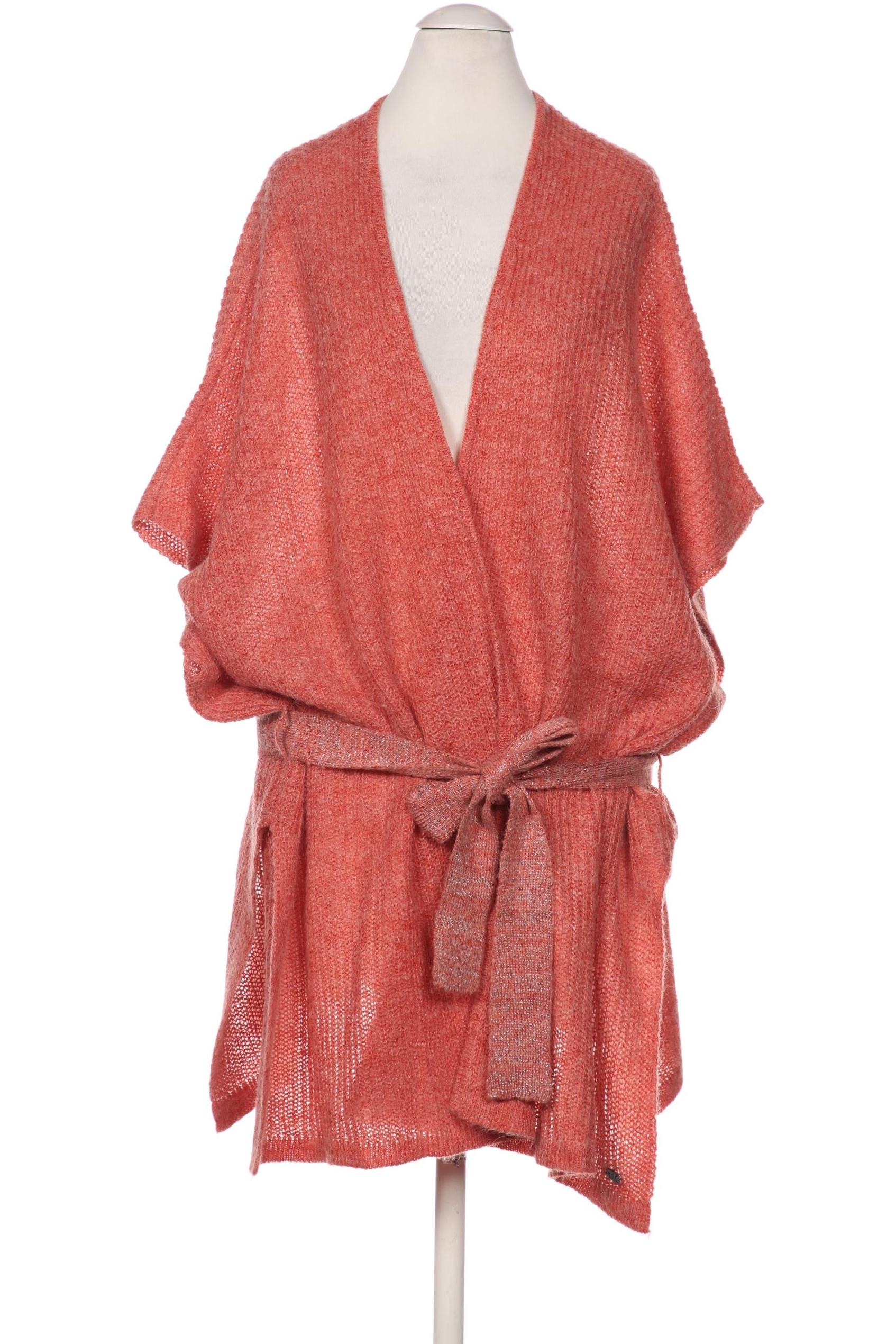 

edc by Esprit Damen Strickjacke, orange, Gr. 34