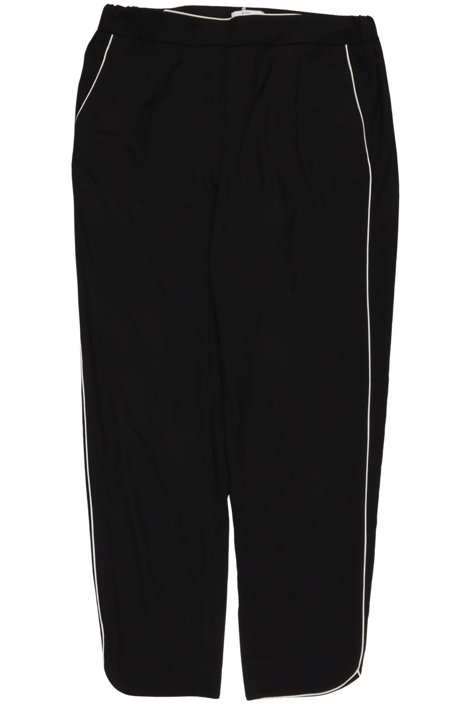 

edc by Esprit Damen Stoffhose, schwarz, Gr. 38