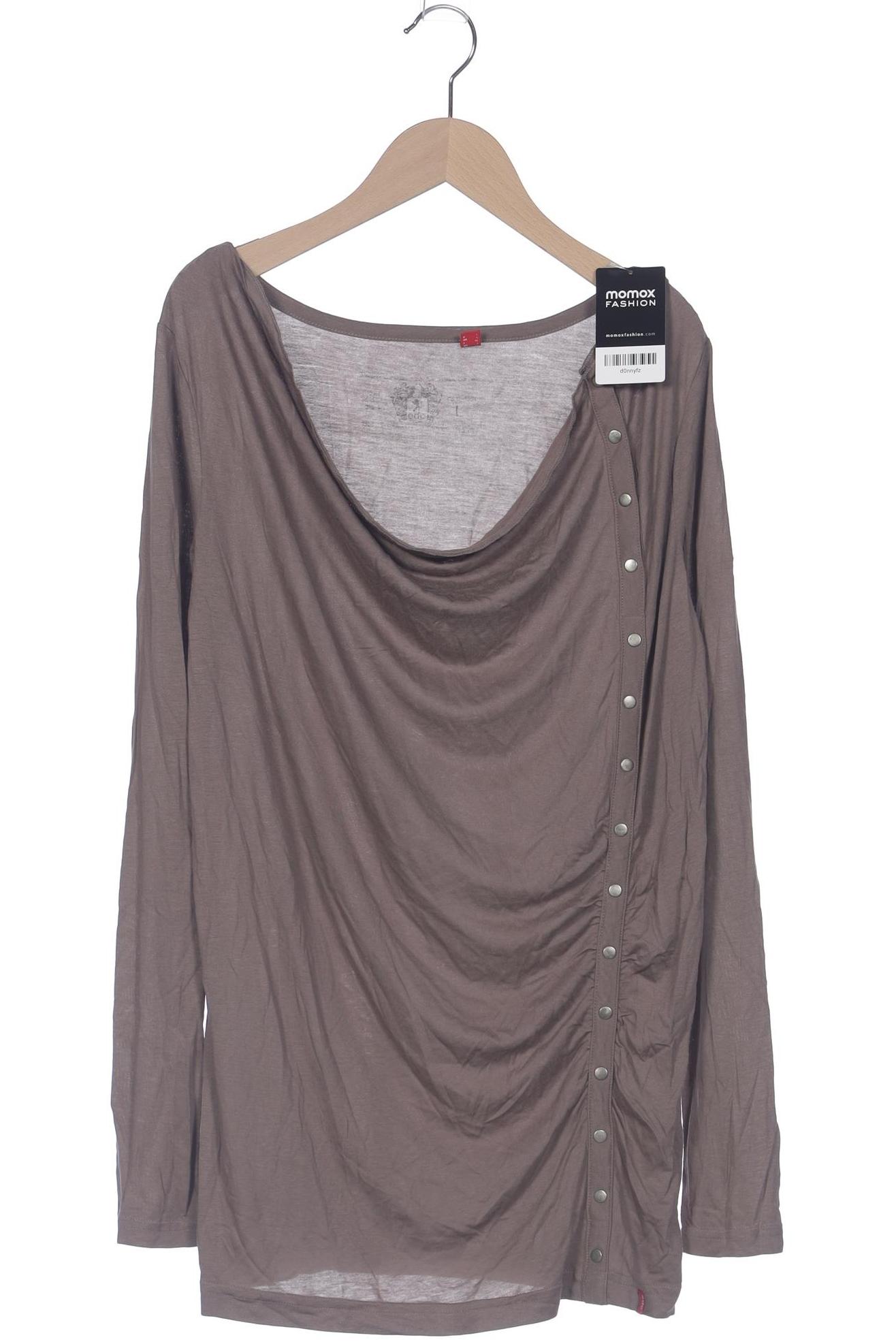 

edc by Esprit Damen Langarmshirt, braun, Gr. 42