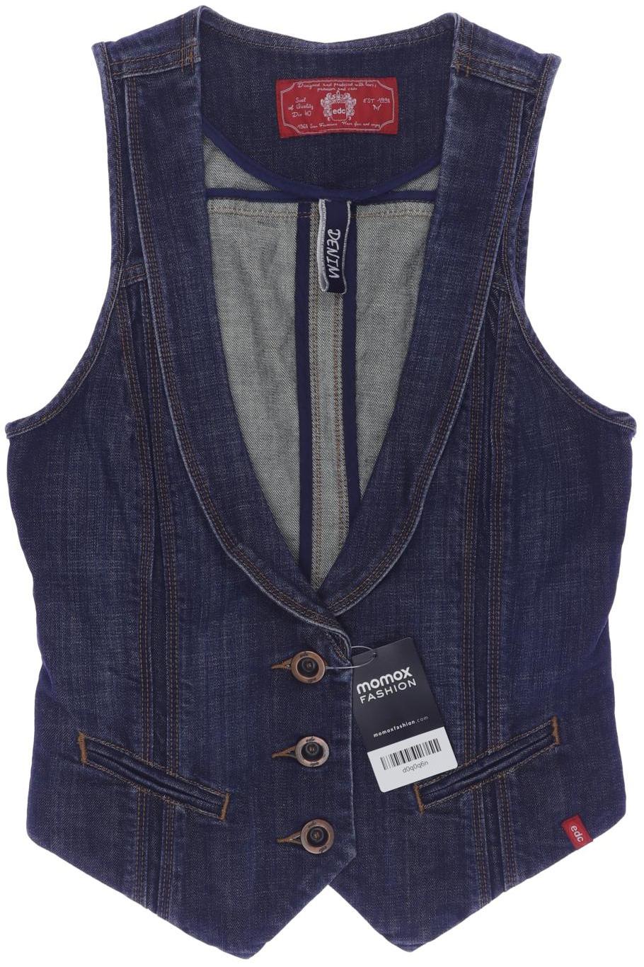 

edc by Esprit Damen Weste, marineblau, Gr. 38