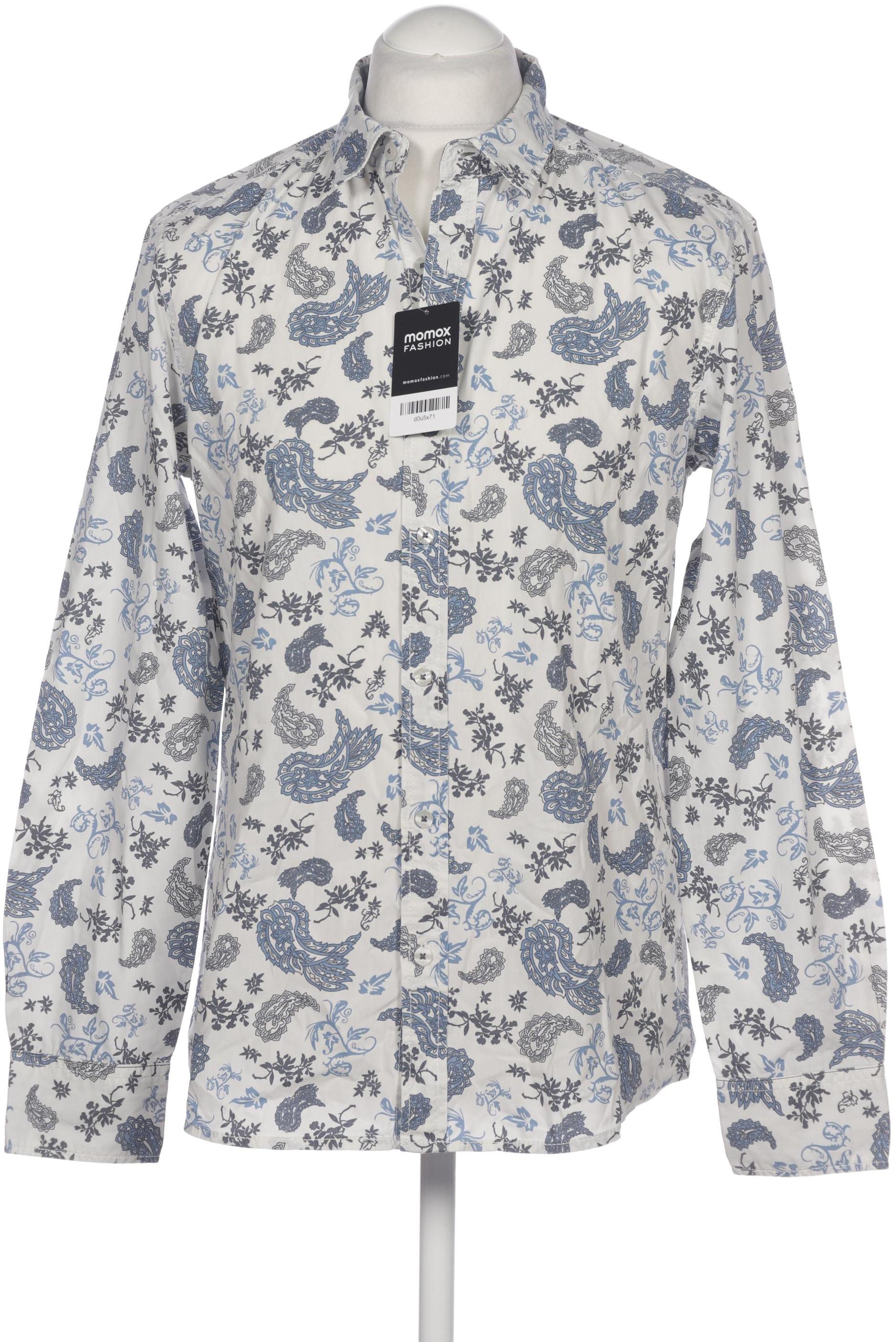

edc by Esprit Herren Hemd, blau, Gr. 48