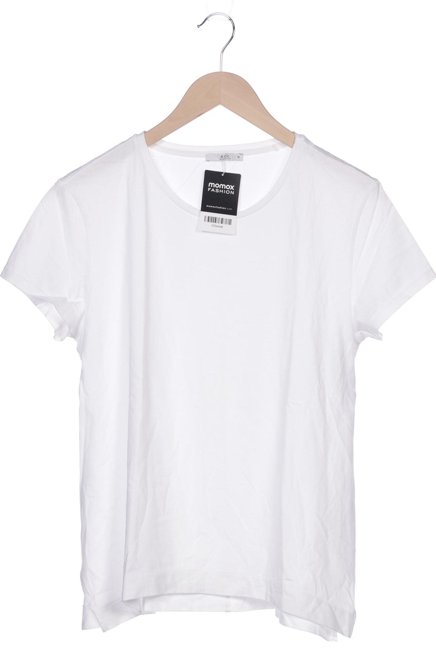

edc by Esprit Damen T-Shirt, weiß, Gr. 38