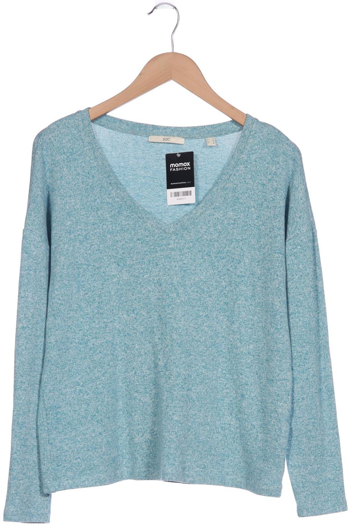

edc by Esprit Damen Pullover, blau, Gr. 42