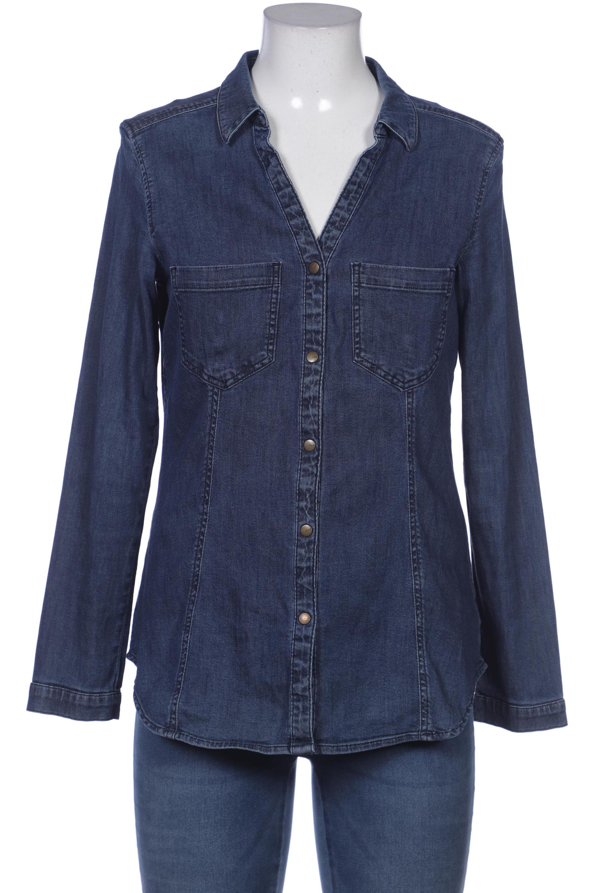

edc by Esprit Damen Bluse, marineblau, Gr. 42