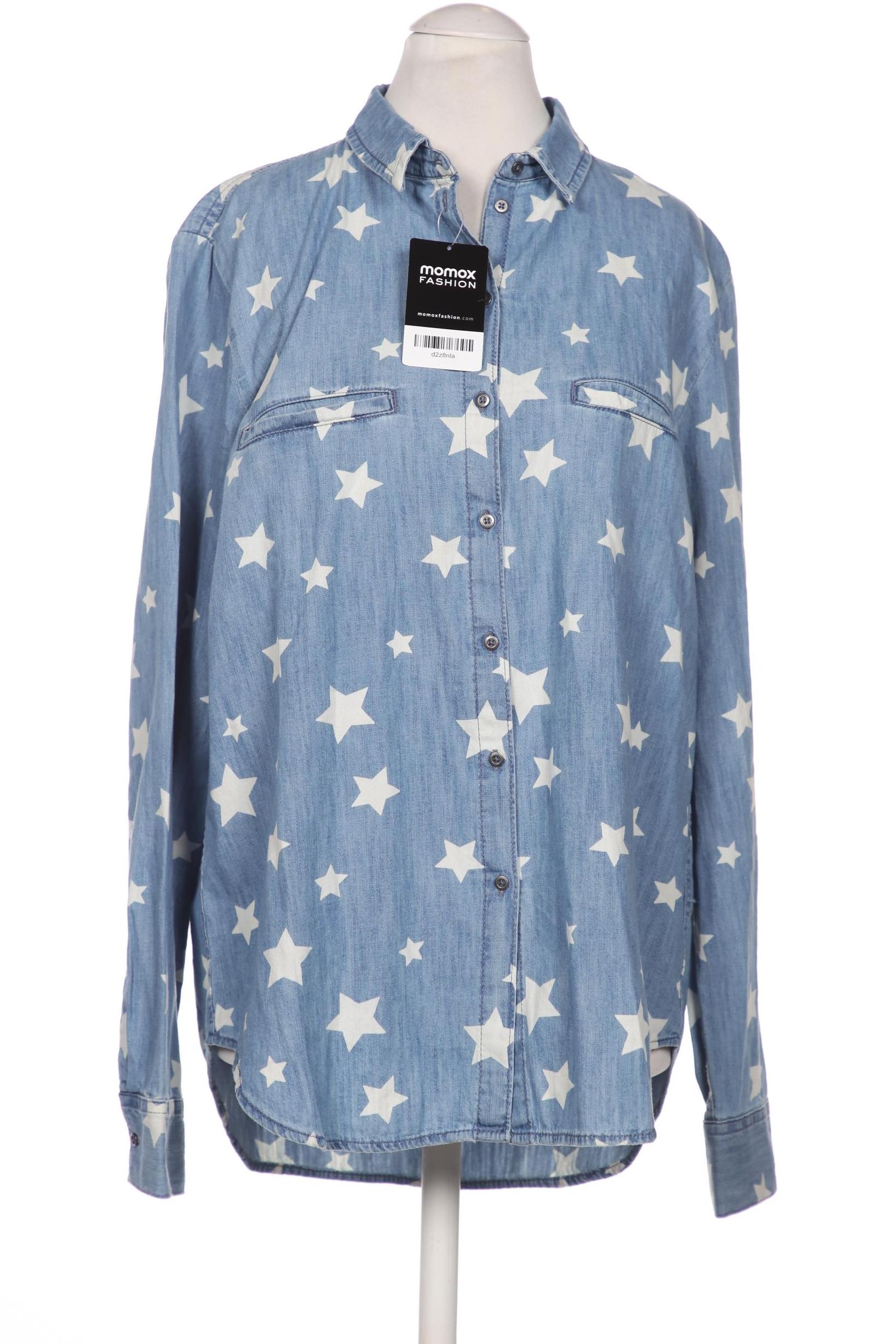 

edc by Esprit Damen Bluse, blau, Gr. 38