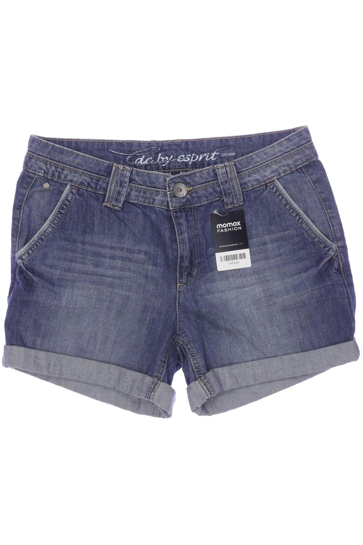 

edc by Esprit Damen Shorts, blau, Gr. 30