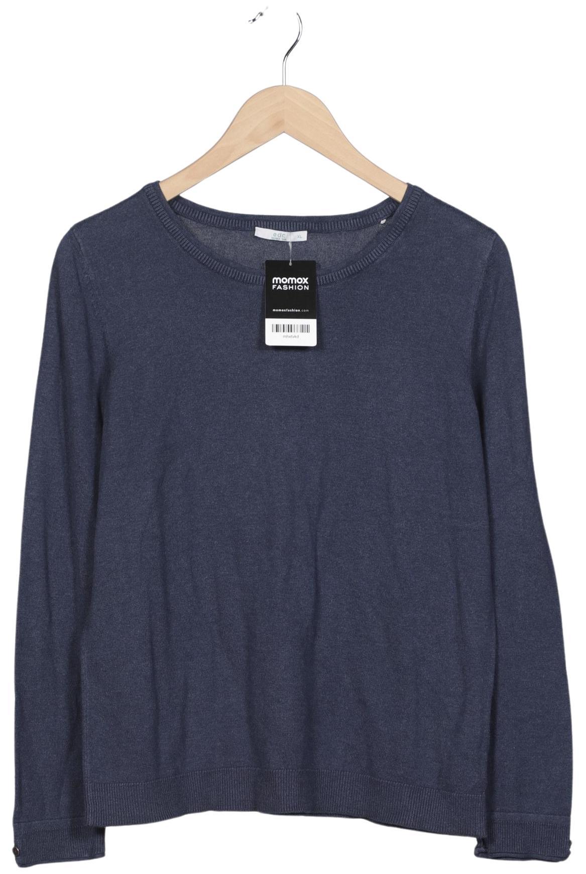 

edc by Esprit Damen Pullover, marineblau, Gr. 44