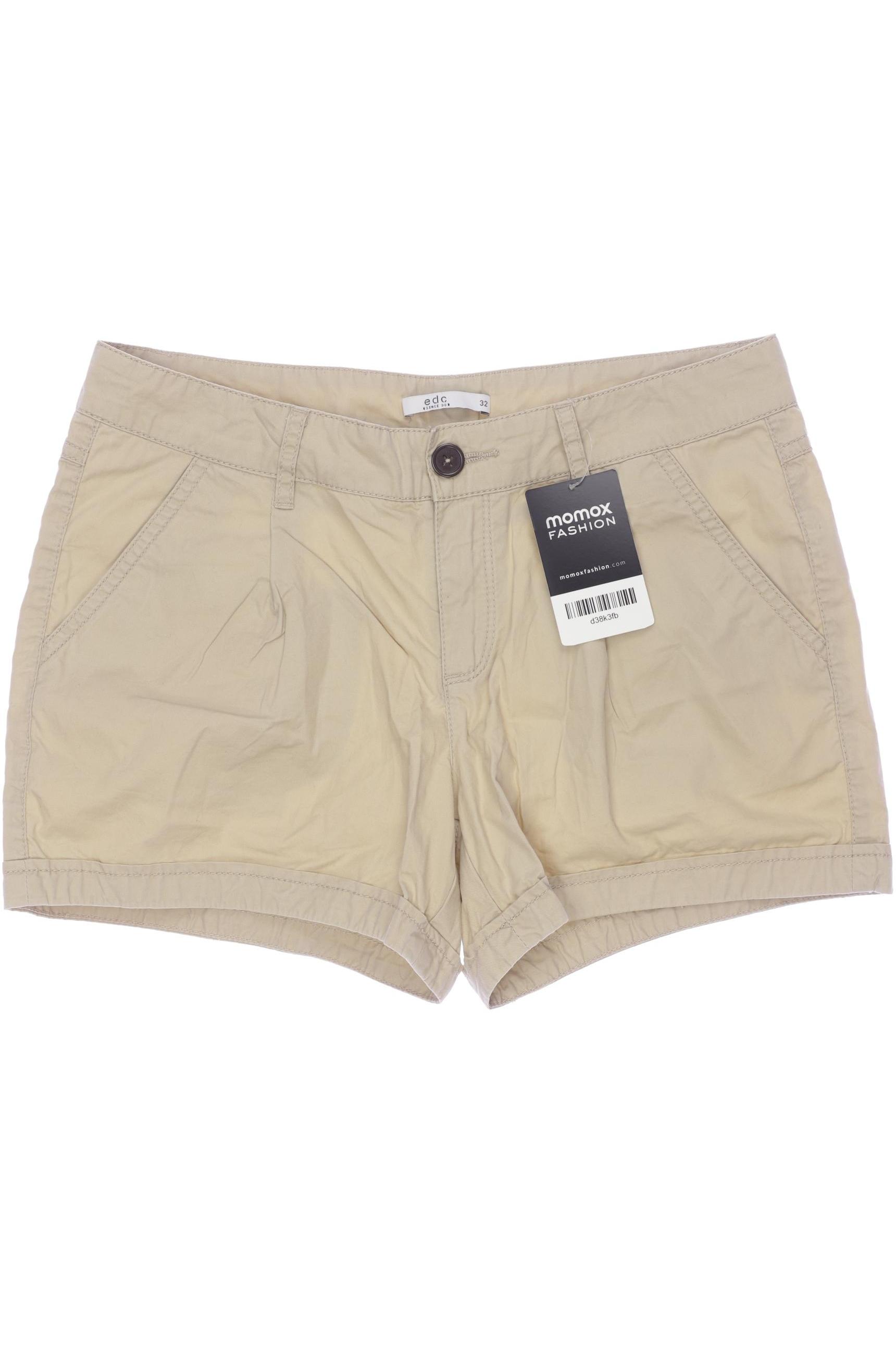 

edc by Esprit Damen Shorts, beige, Gr. 32