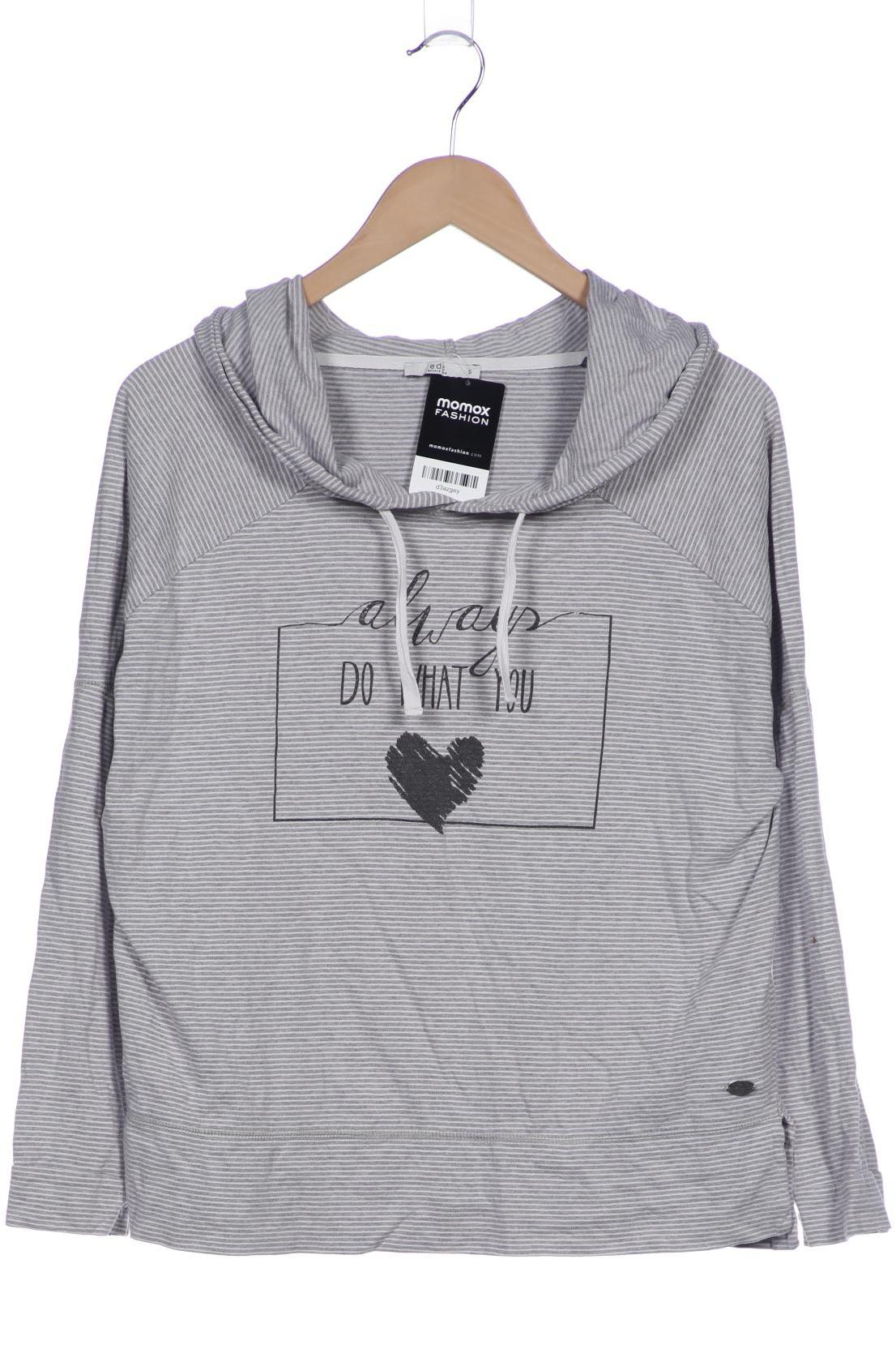 

edc by Esprit Damen Kapuzenpullover, grau, Gr. 36