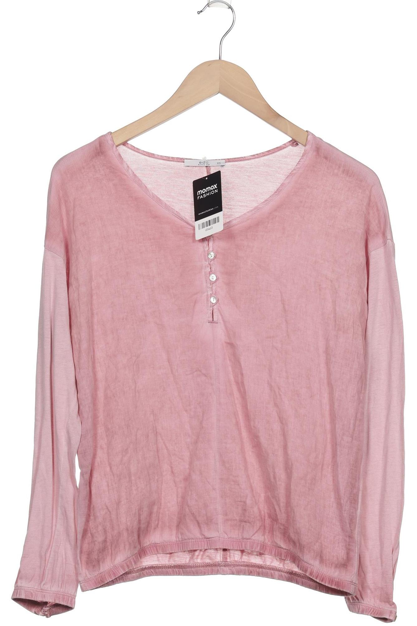 

edc by Esprit Damen Langarmshirt, pink, Gr. 34