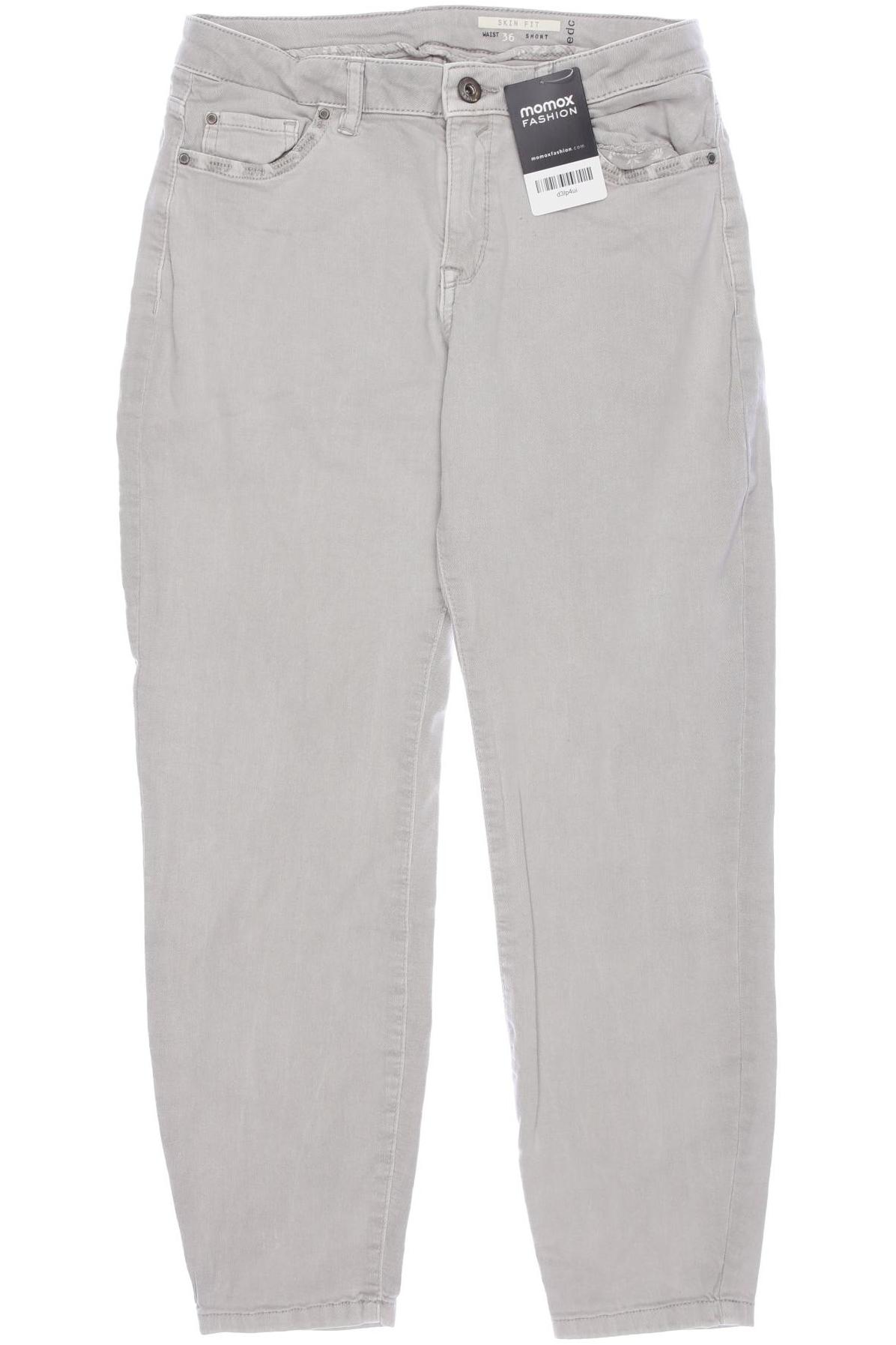 

edc by Esprit Damen Jeans, grau, Gr. 36