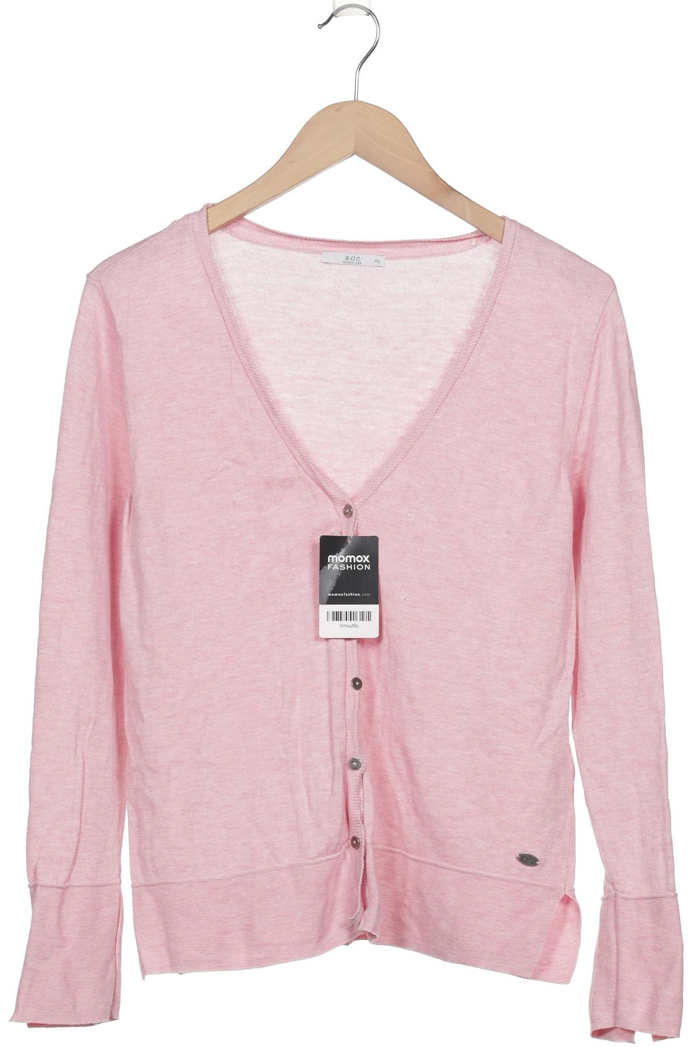 

edc by Esprit Damen Strickjacke, pink, Gr. 44