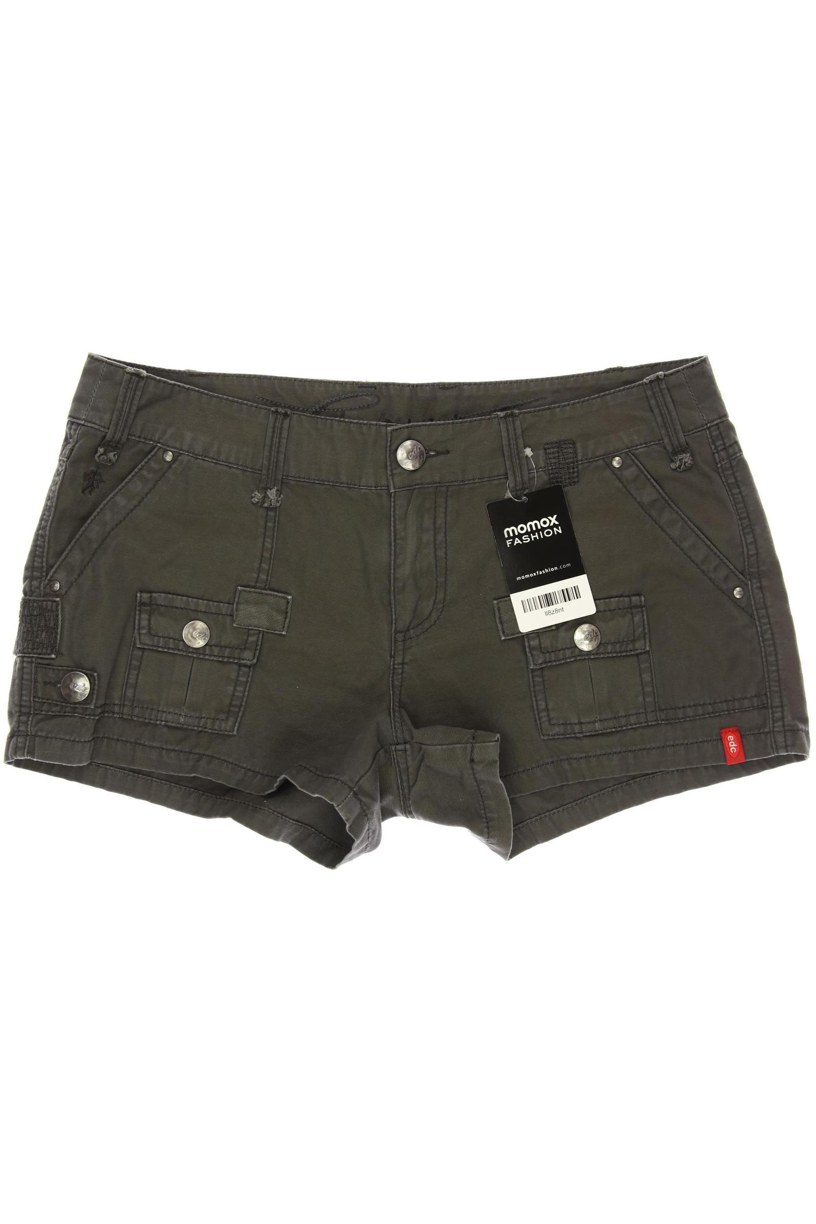 

edc by Esprit Damen Shorts, grau, Gr. 36