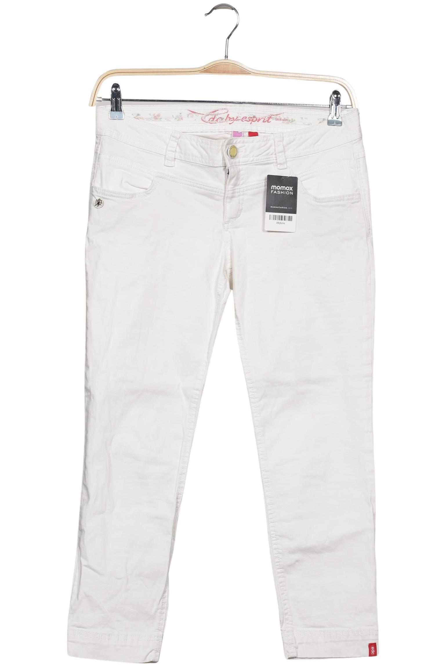 

edc by Esprit Damen Stoffhose, weiß, Gr. 40