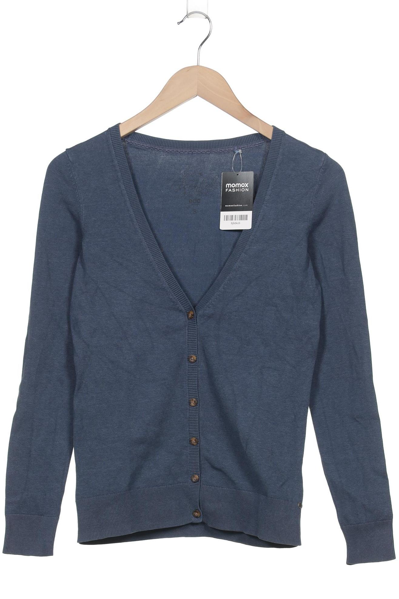 

edc by Esprit Damen Strickjacke, marineblau, Gr. 38