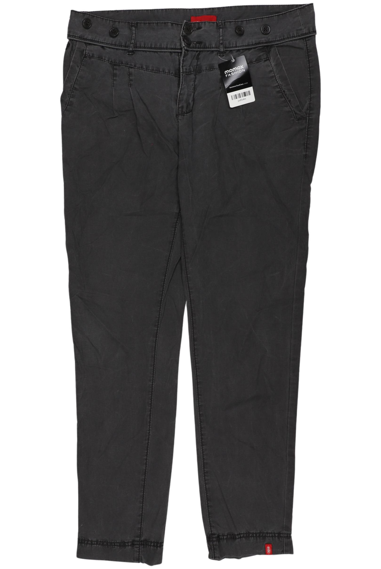 

edc by Esprit Damen Stoffhose, grau, Gr. 38