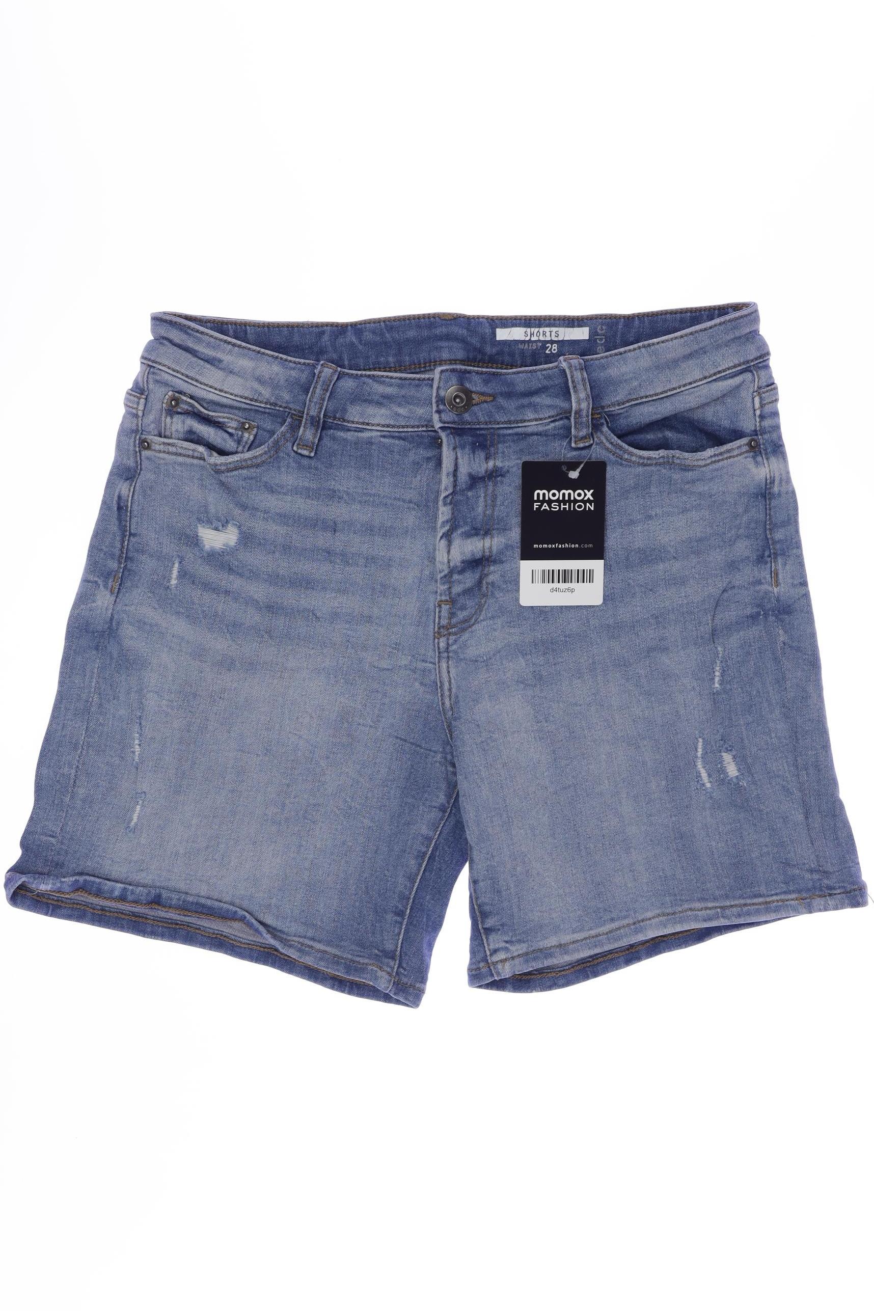 

edc by Esprit Damen Shorts, blau, Gr. 28