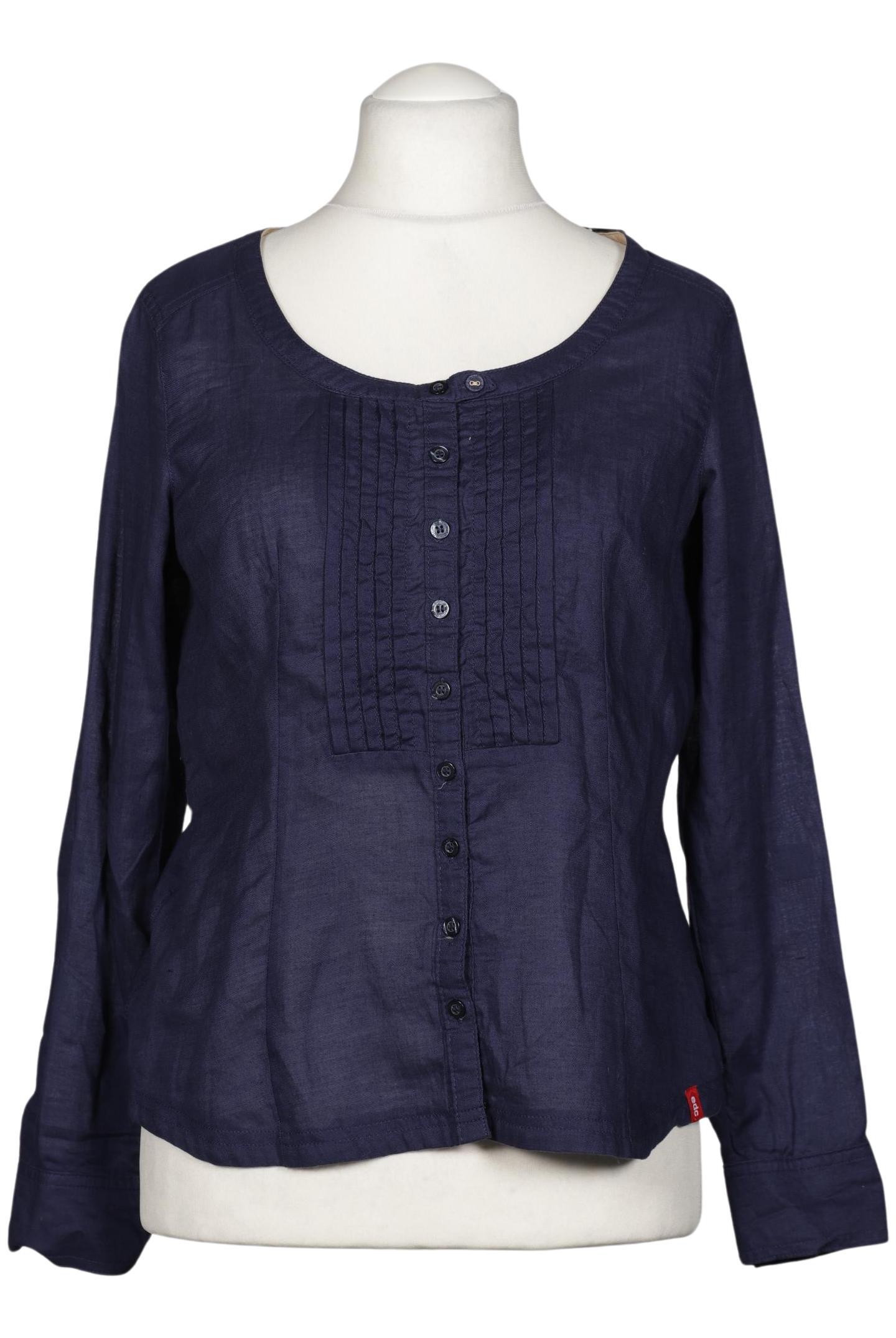 

edc by Esprit Damen Bluse, marineblau, Gr. 42