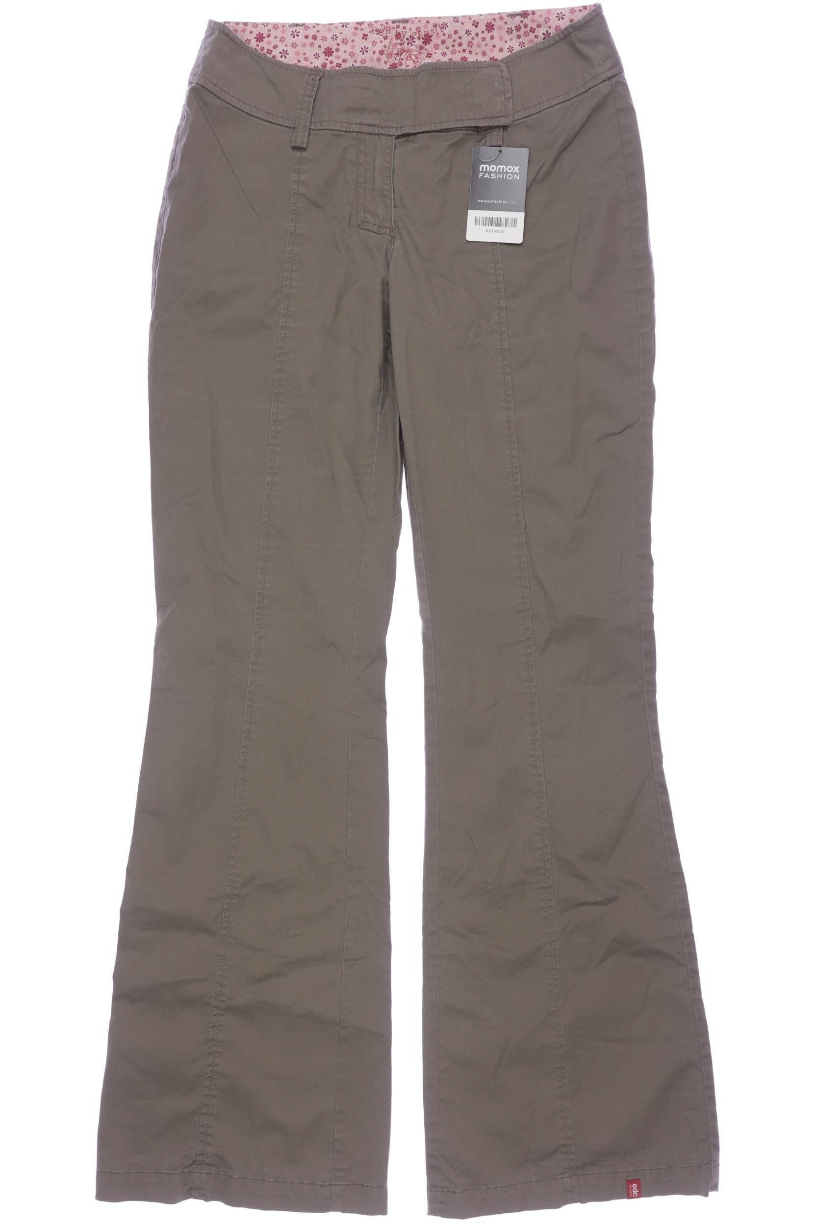 

edc by Esprit Damen Stoffhose, braun, Gr. 38