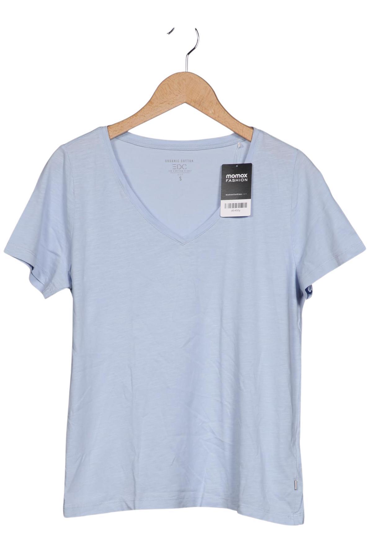 

edc by Esprit Damen T-Shirt, hellblau, Gr. 36
