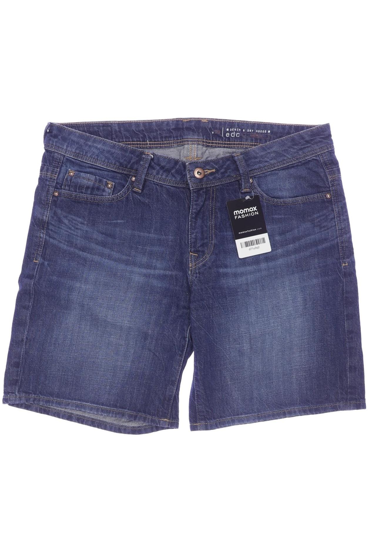 

edc by Esprit Damen Shorts, blau, Gr. 29