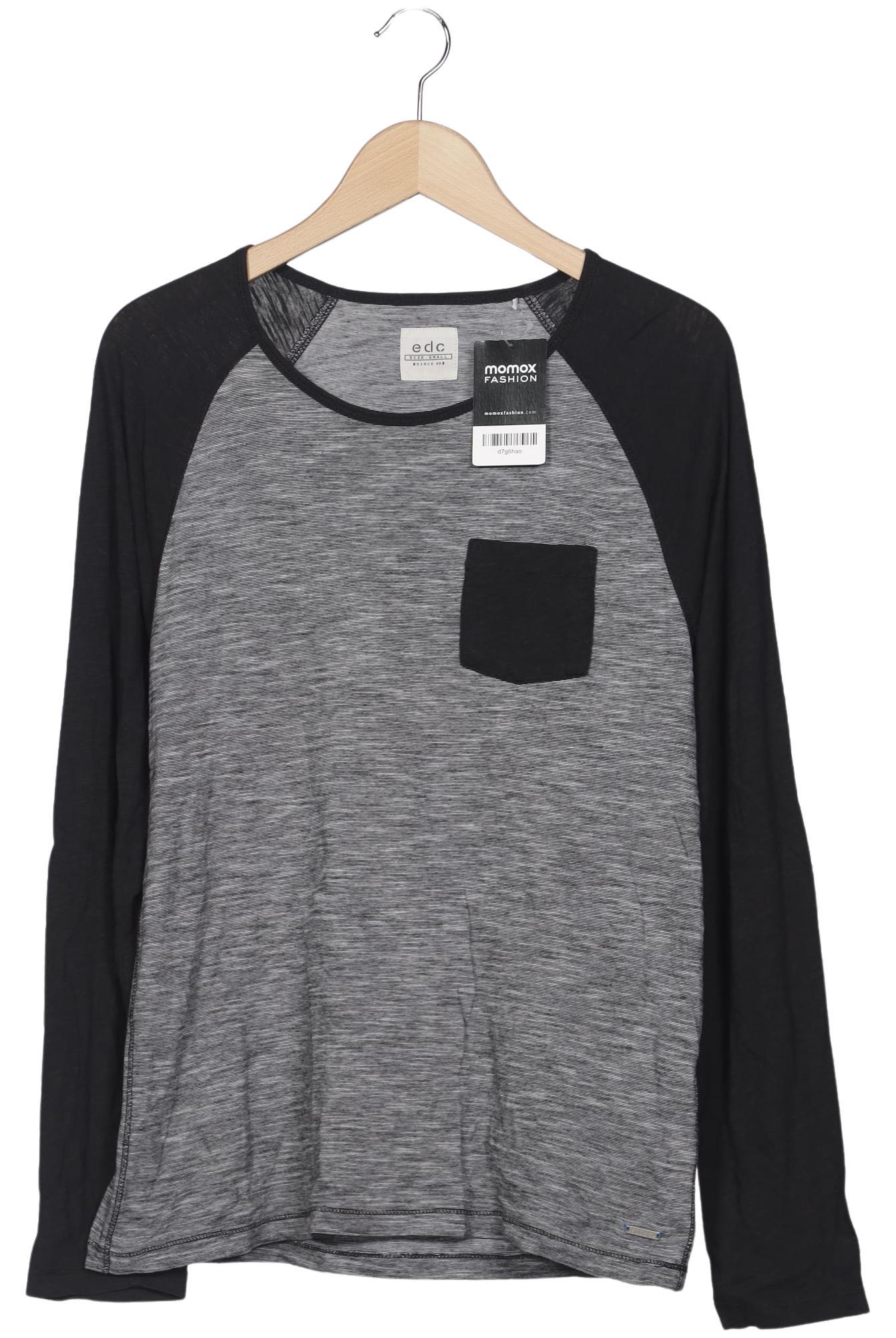 

edc by Esprit Herren Langarmshirt, mehrfarbig, Gr. 46