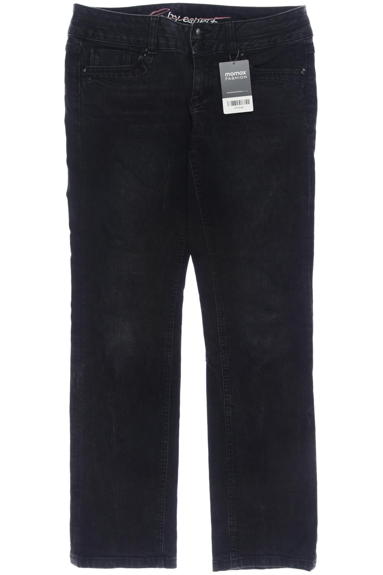 

edc by Esprit Damen Jeans, schwarz, Gr. 29
