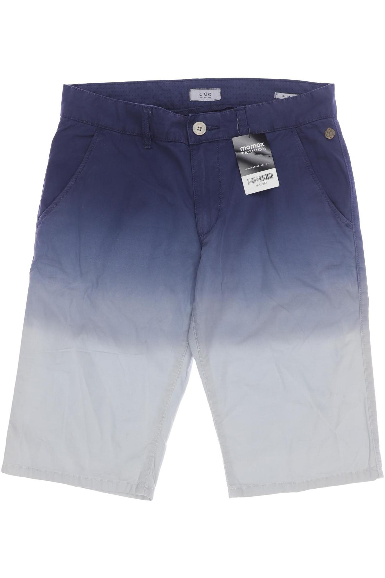 

edc by Esprit Herren Shorts, blau, Gr. 31